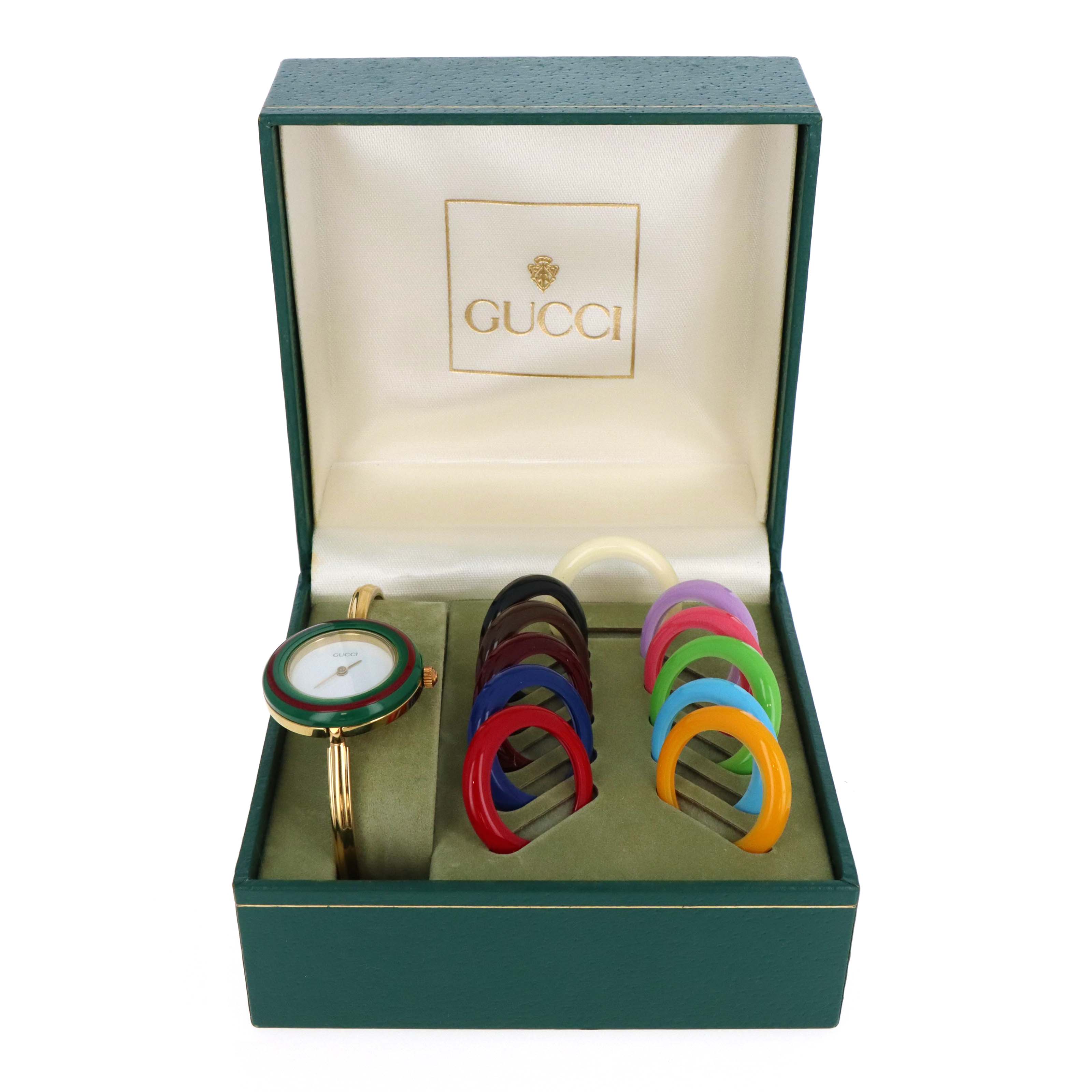 Vintage Gucci Interchangeable Bezel Watch #8 - Queen May