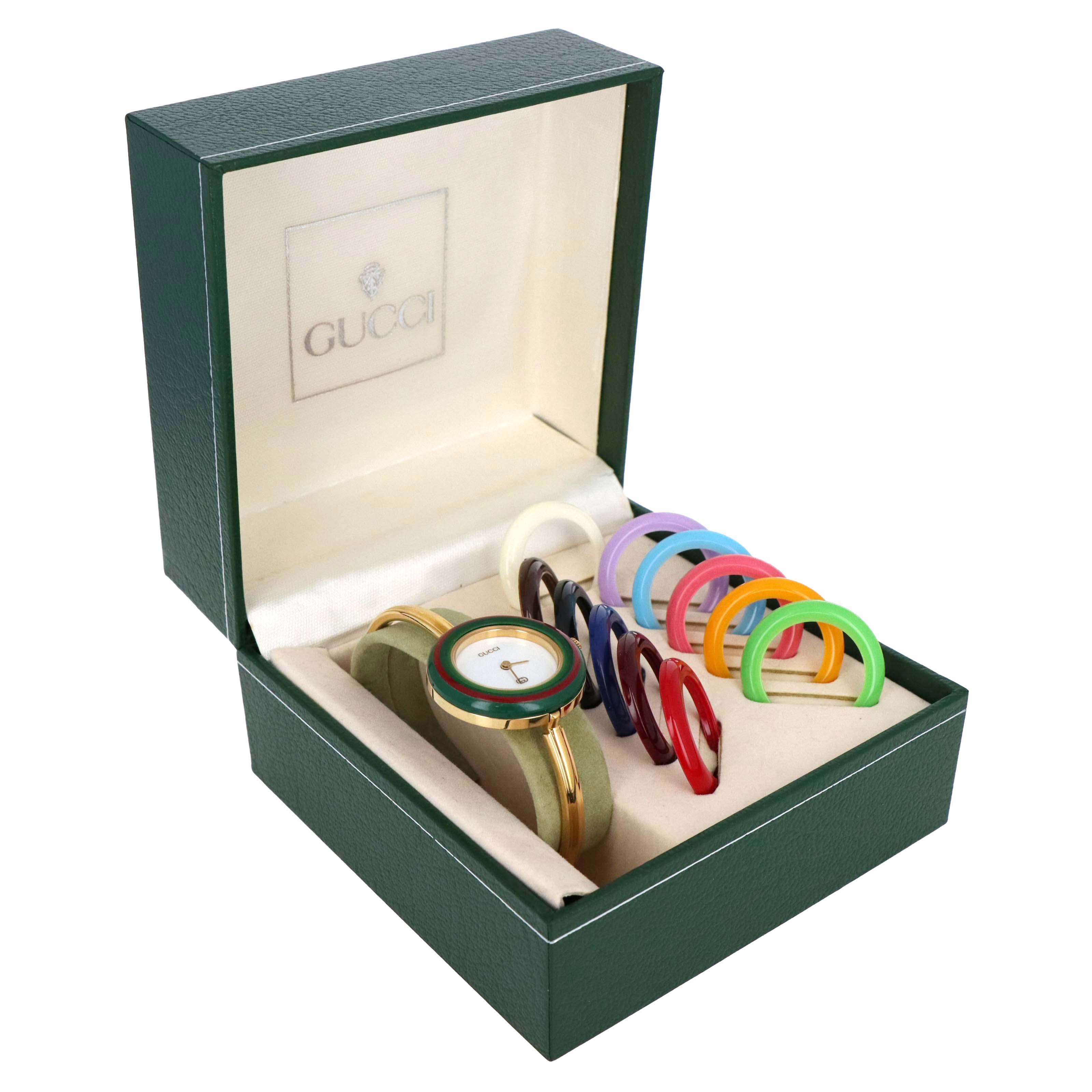 Vintage Gucci Interchangeable Bezel Watch - Queen May