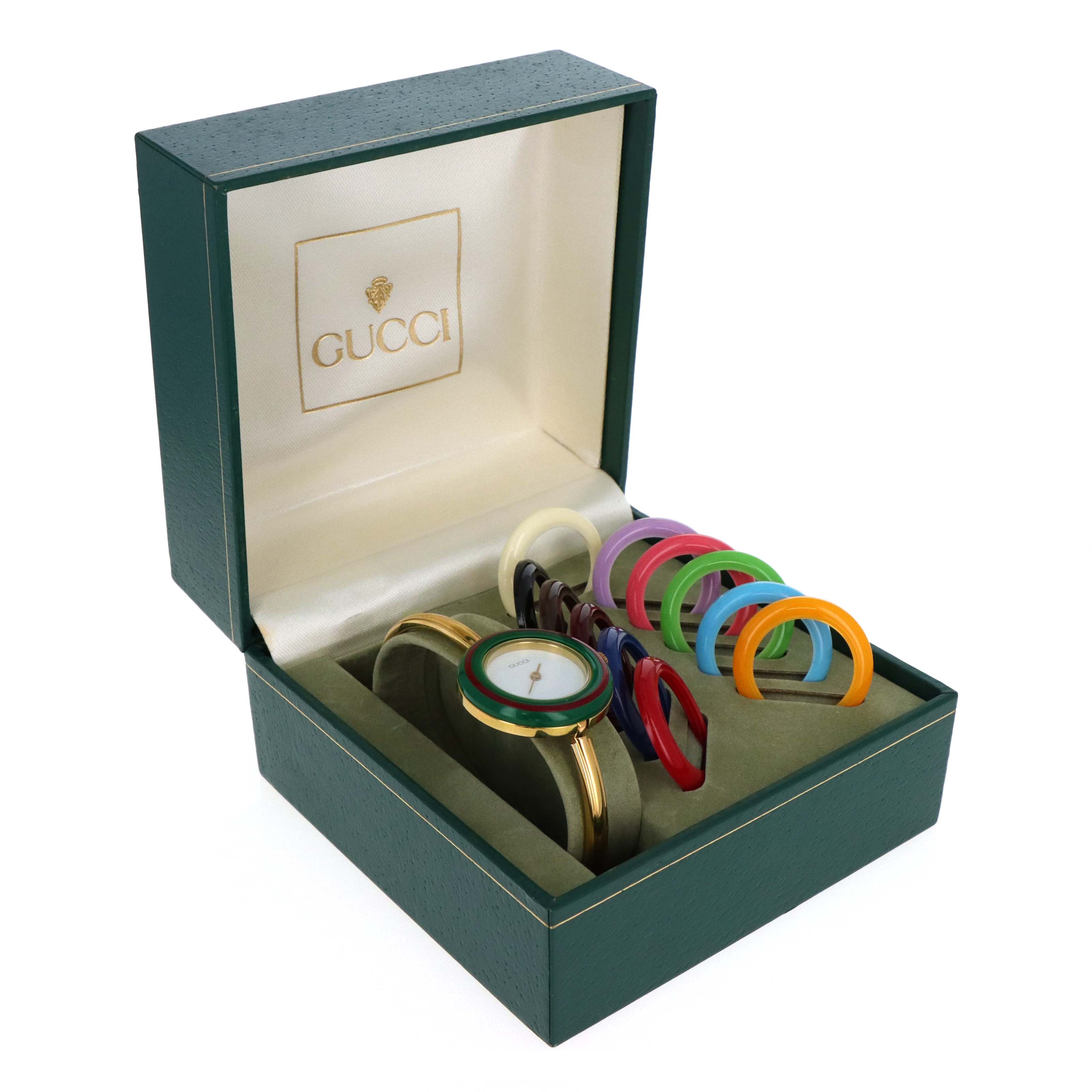 Vintage Gucci Interchangeable Bezel Watch #8 - Queen May
