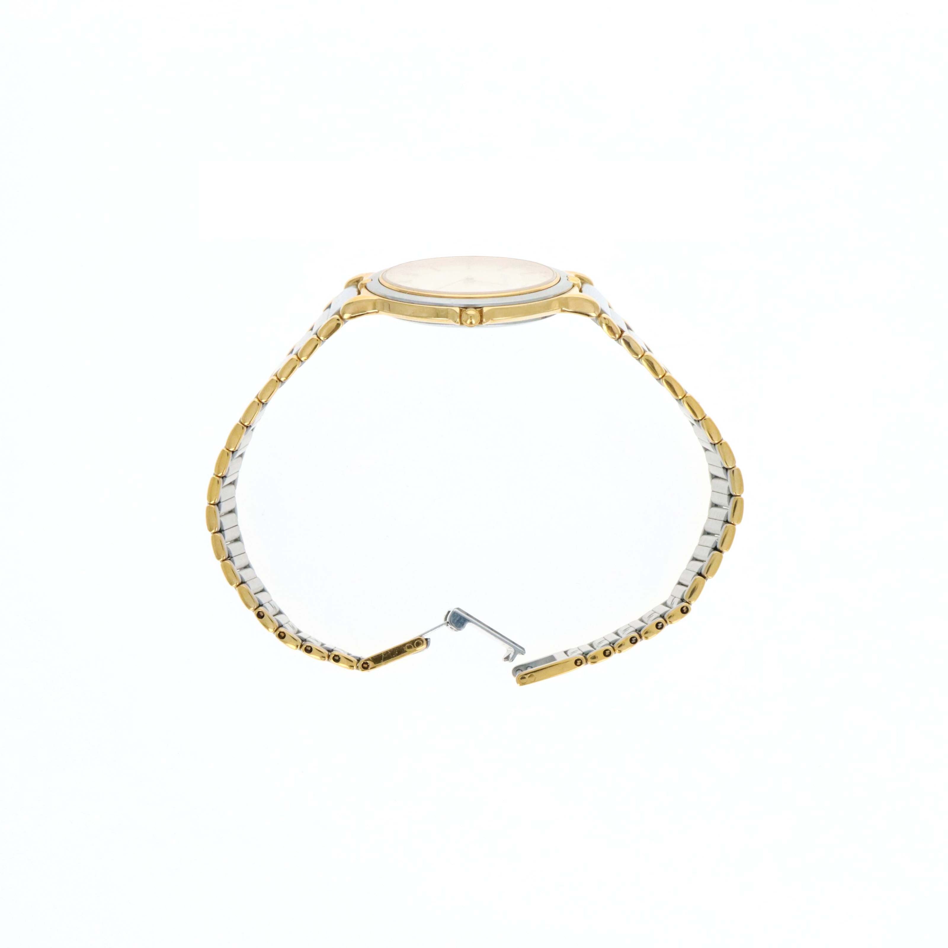 Vintage Yves St Laurent Two Tone Watch 1990s - Queen May