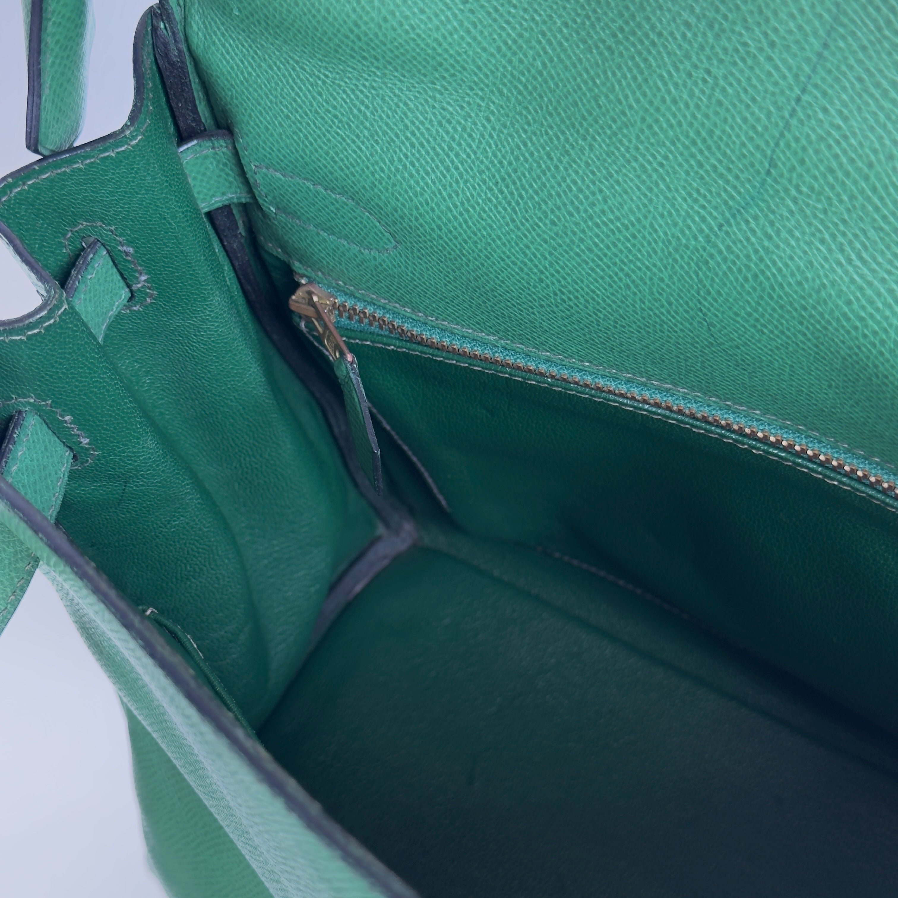 Vintage Hermes Kelly 32 Courchevel Leather 1994 - Queen May