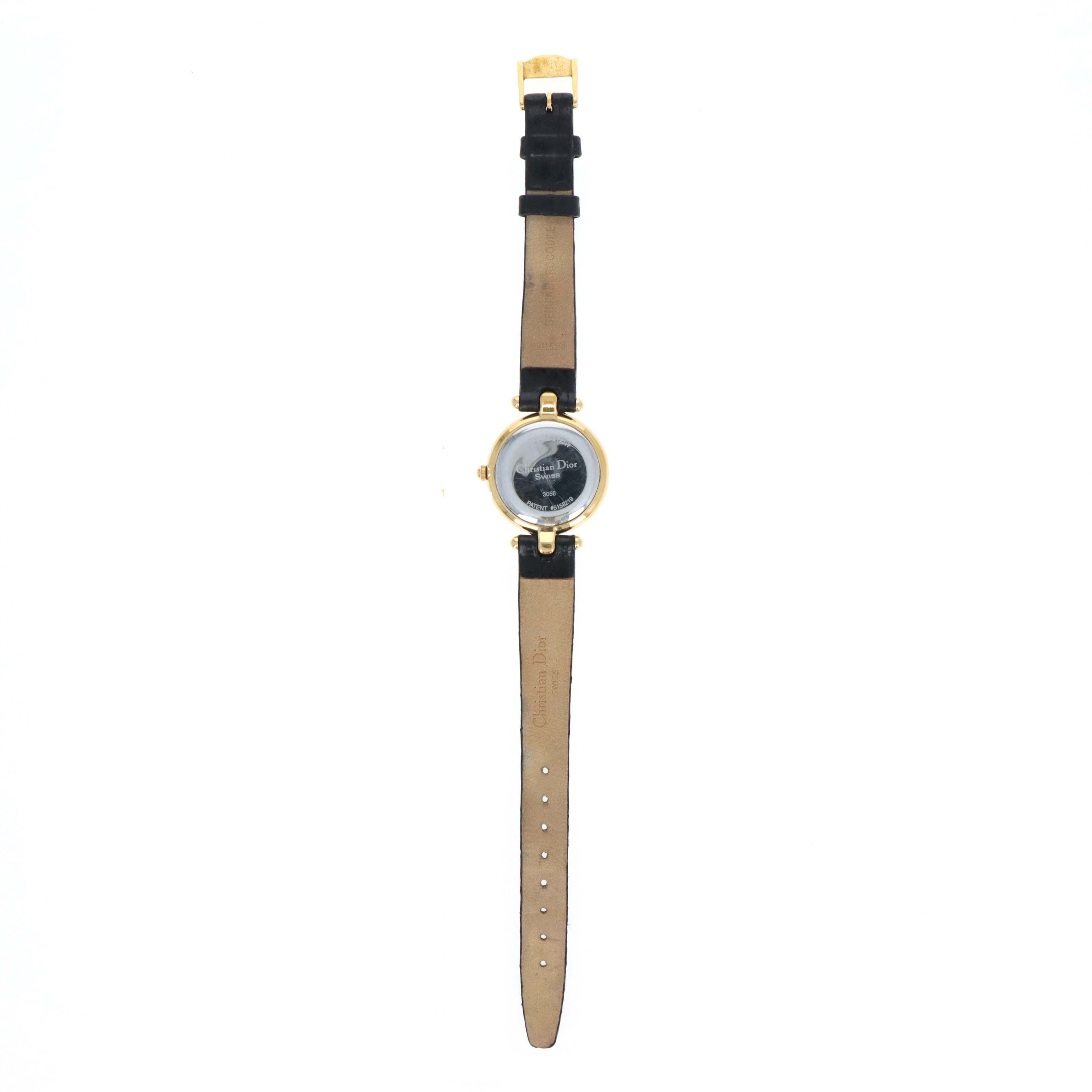 Vintage Christian Dior 3056 Watch With One Interchangeable Strap, Box, and Papers - Queen May