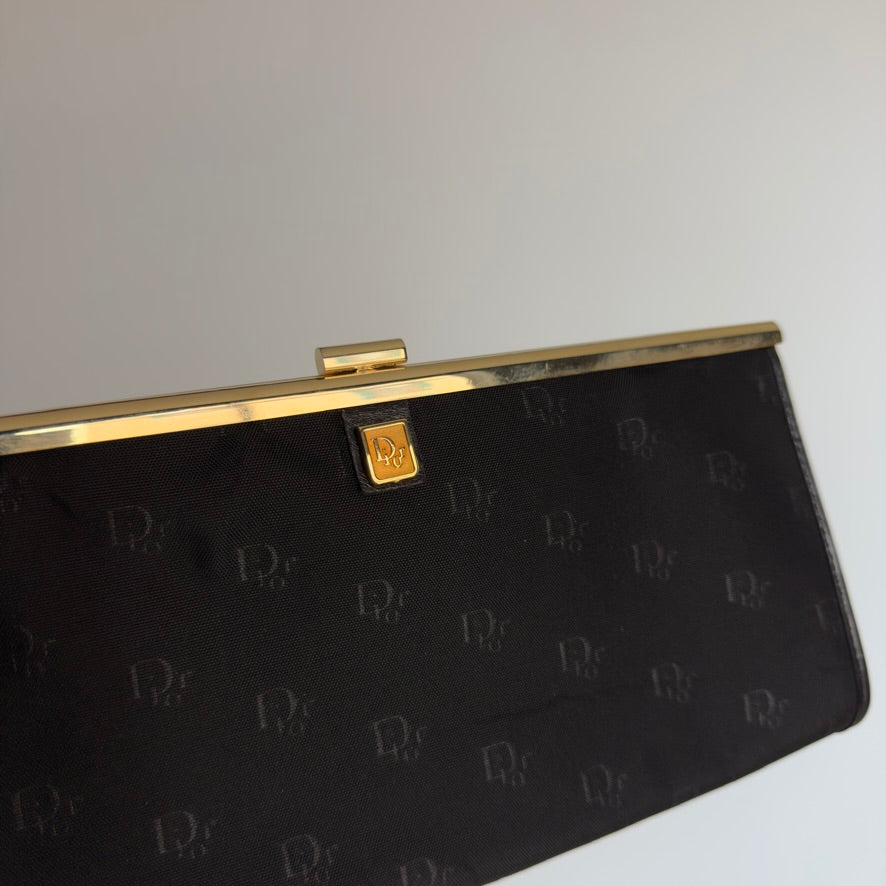 Vintage Dior Black Clutch - Queen May