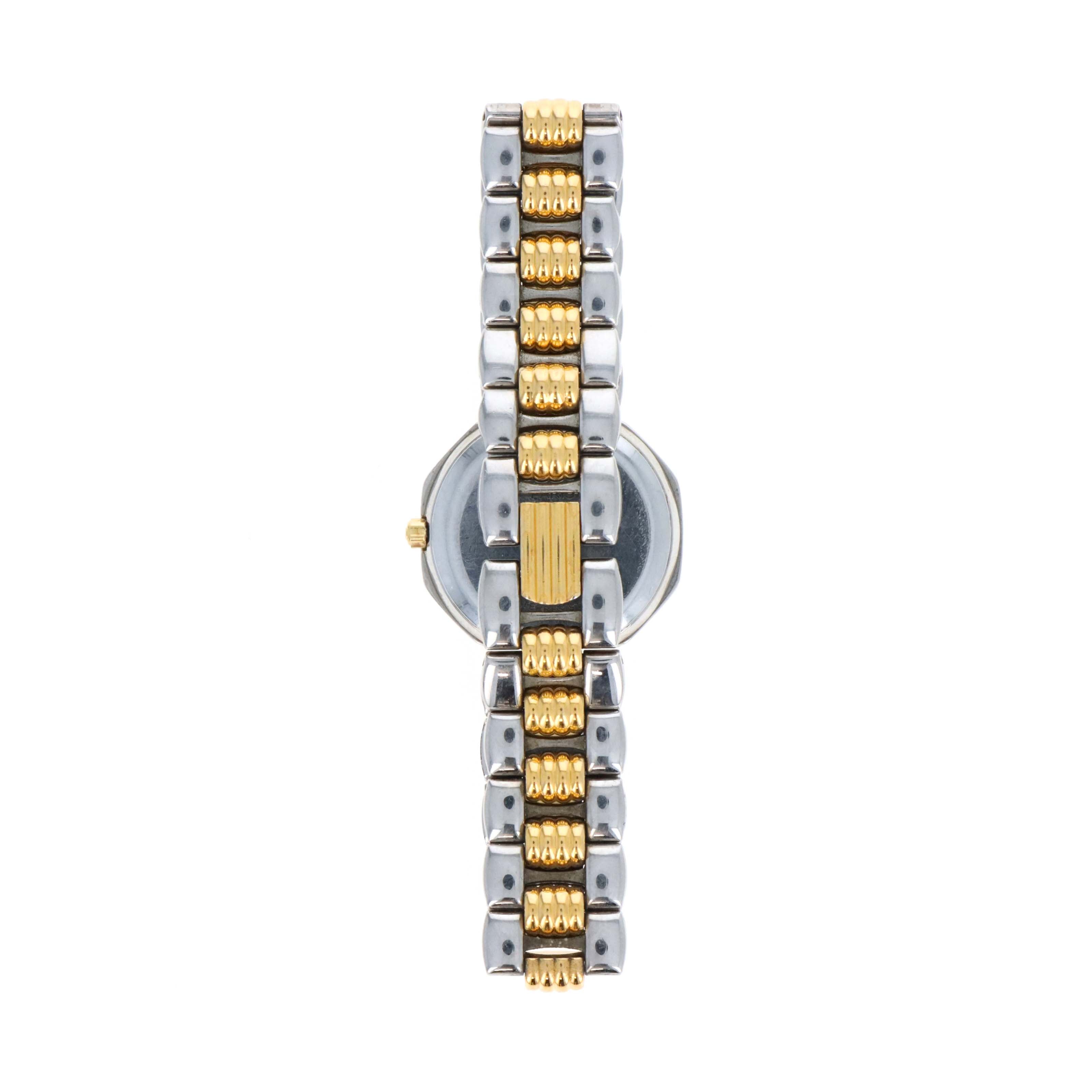 Dior Two Tone Octagon D48-203 Link Watch - Queen May