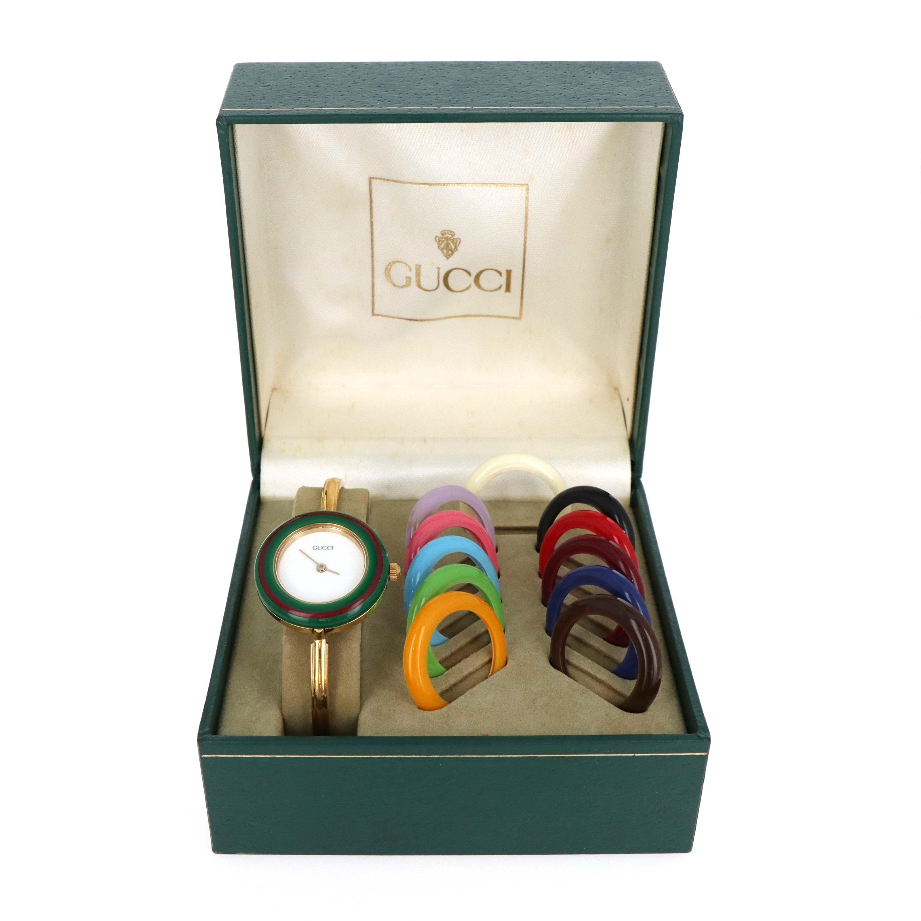 Vintage Gucci Interchangeable Bezel Watch - Queen May