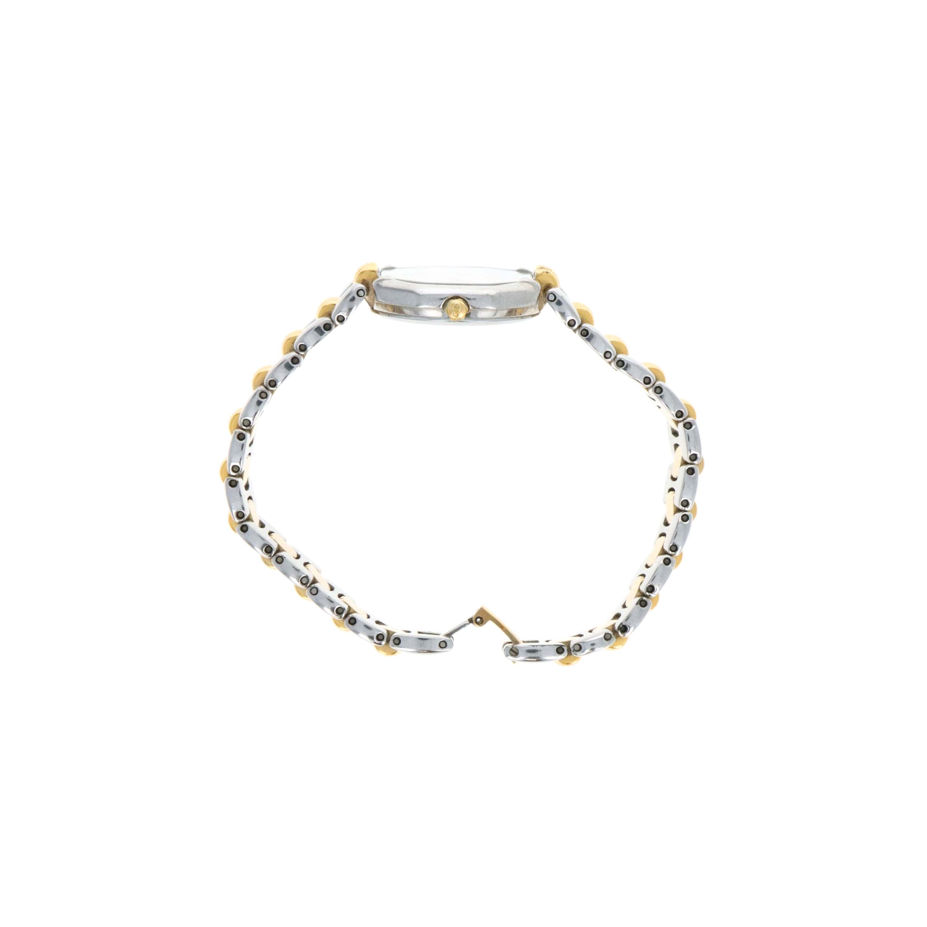 Dior Two Tone Octagon D48-203 Link Watch - Queen May