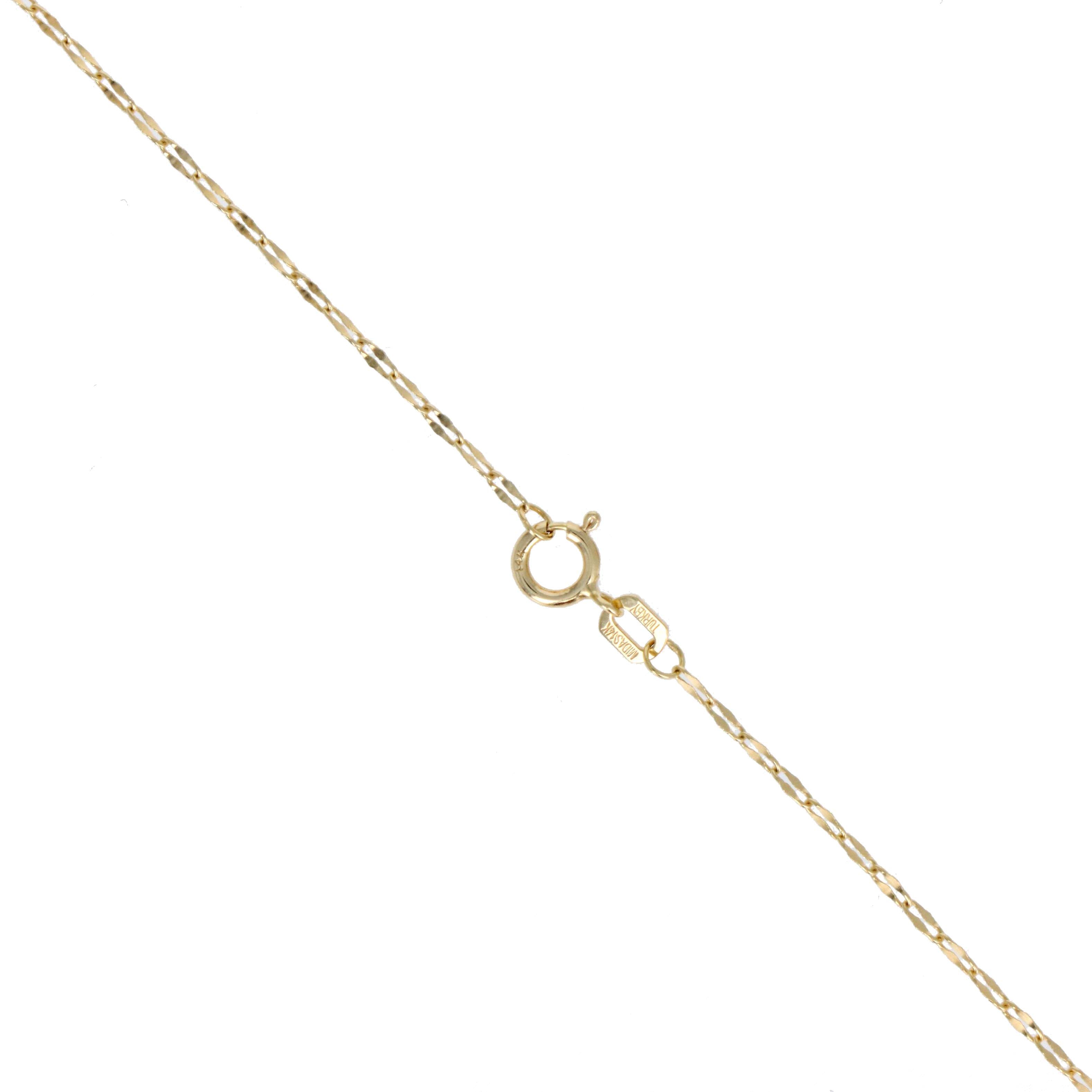 Art Nouveau 14K Yellow Gold Peridot Natural Pearl Pendant Necklace - Queen May