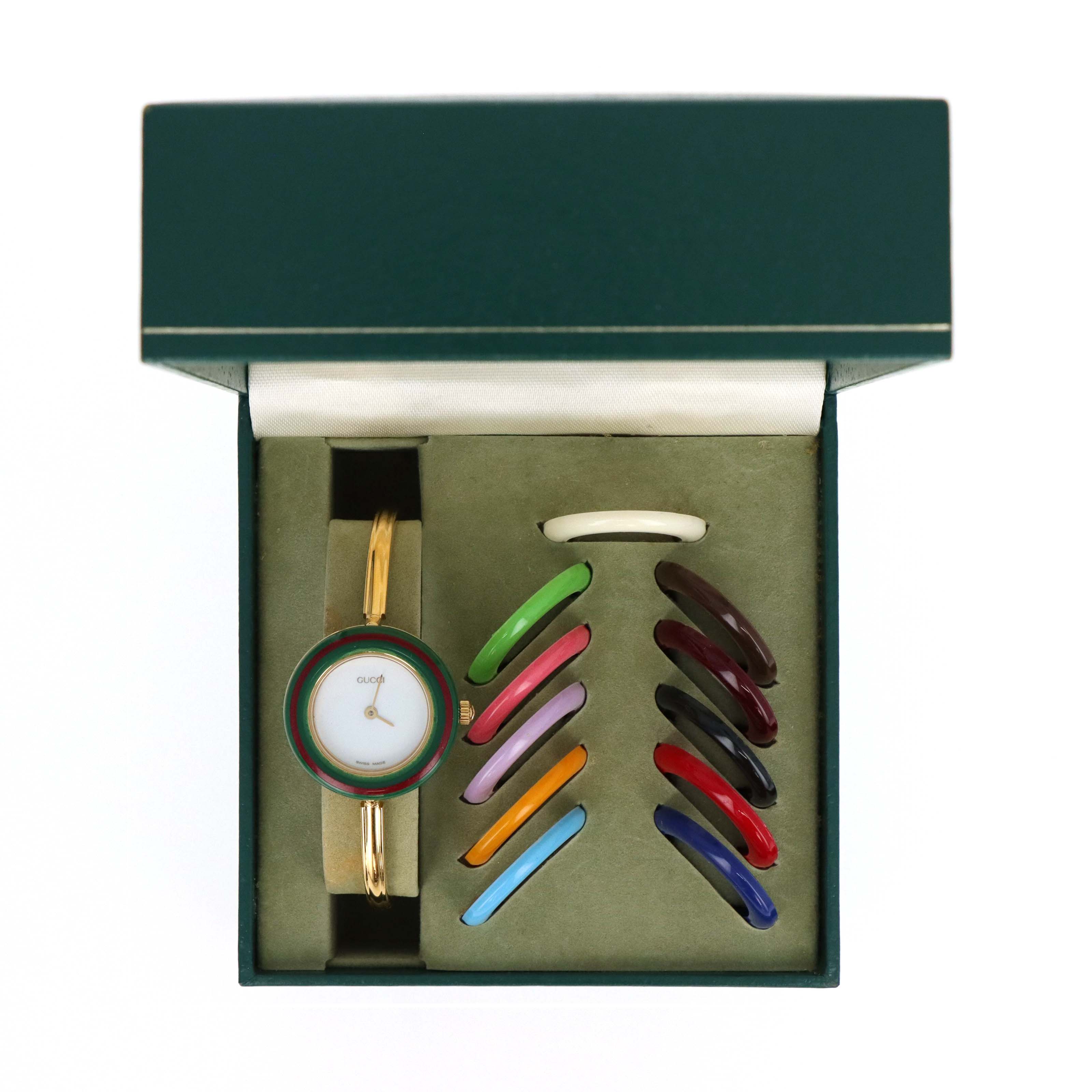 Vintage Gucci Interchangeable Bezel Watch - Queen May