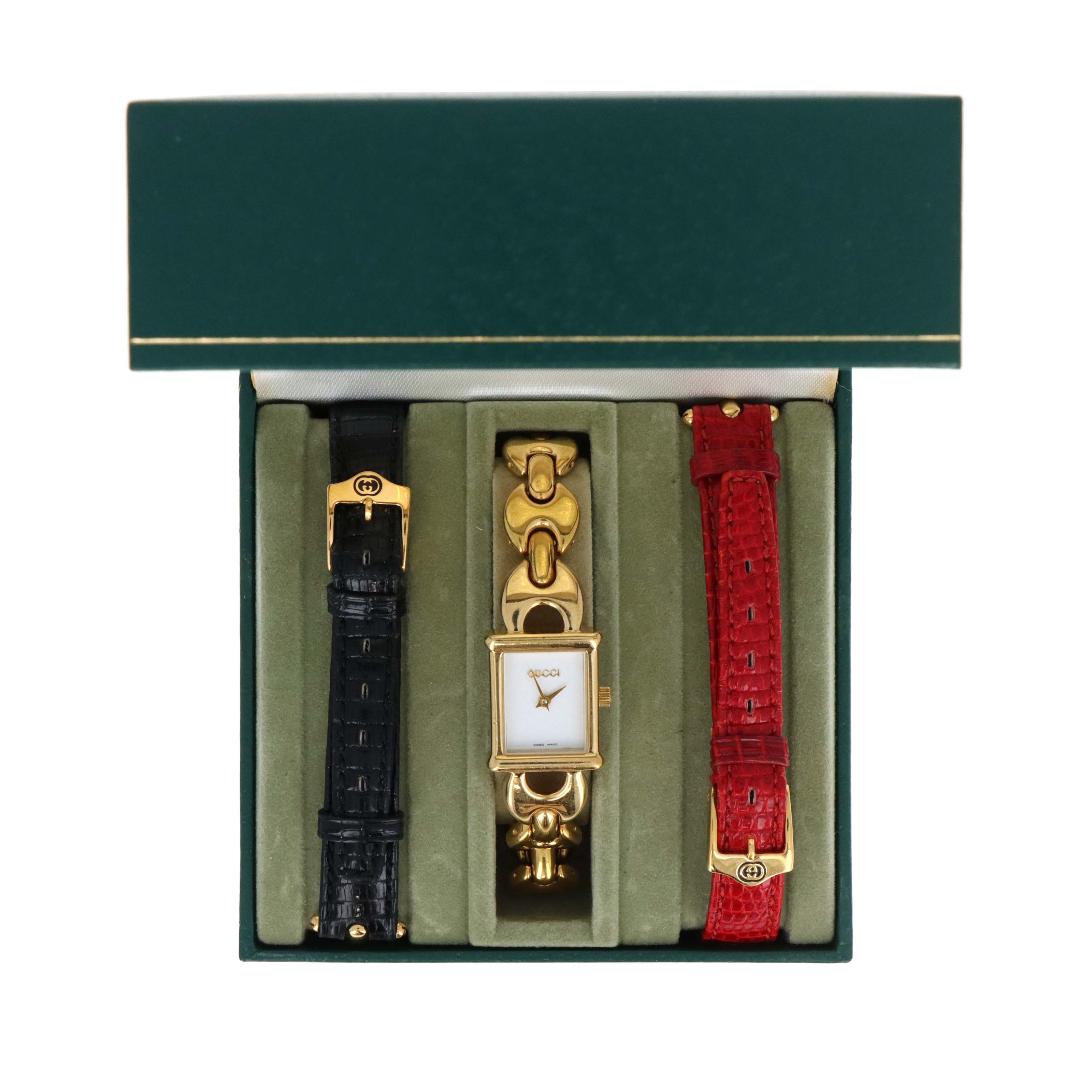 Vintage Gucci 1800L Interchangeable Band Watch - Queen May