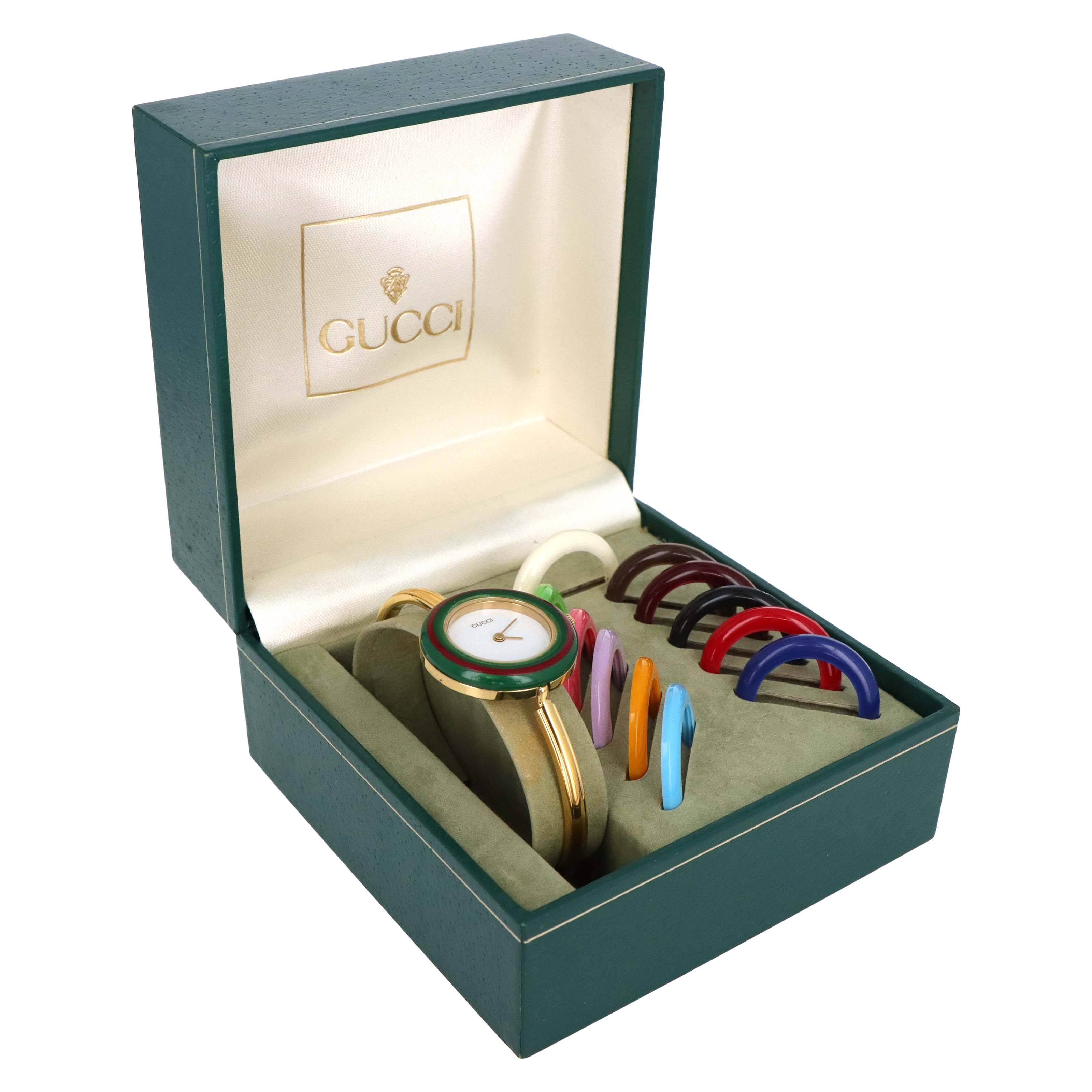 Vintage Gucci Interchangeable Bezel Watch - Queen May