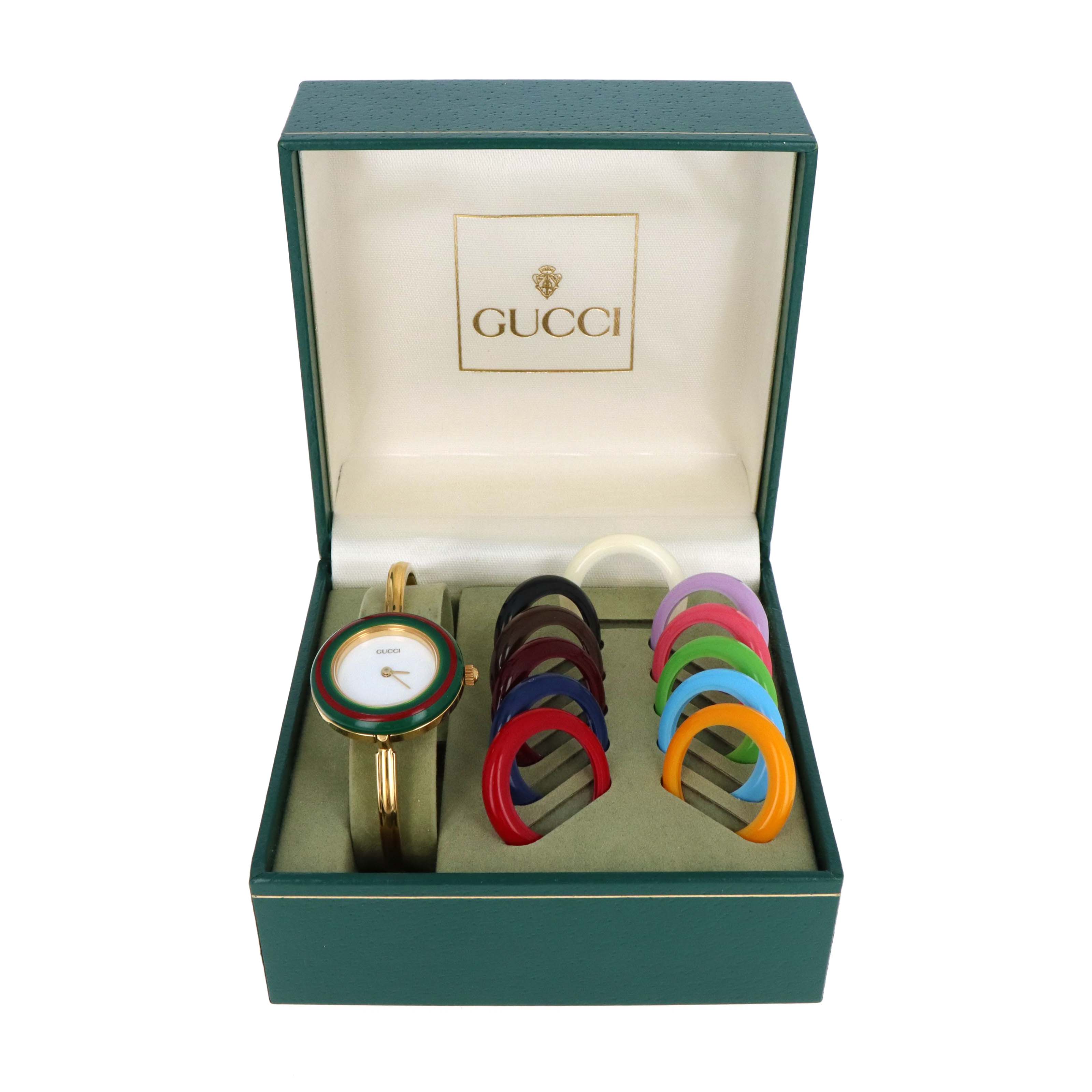 Vintage Gucci Interchangeable Bezel Watch #1 - Queen May