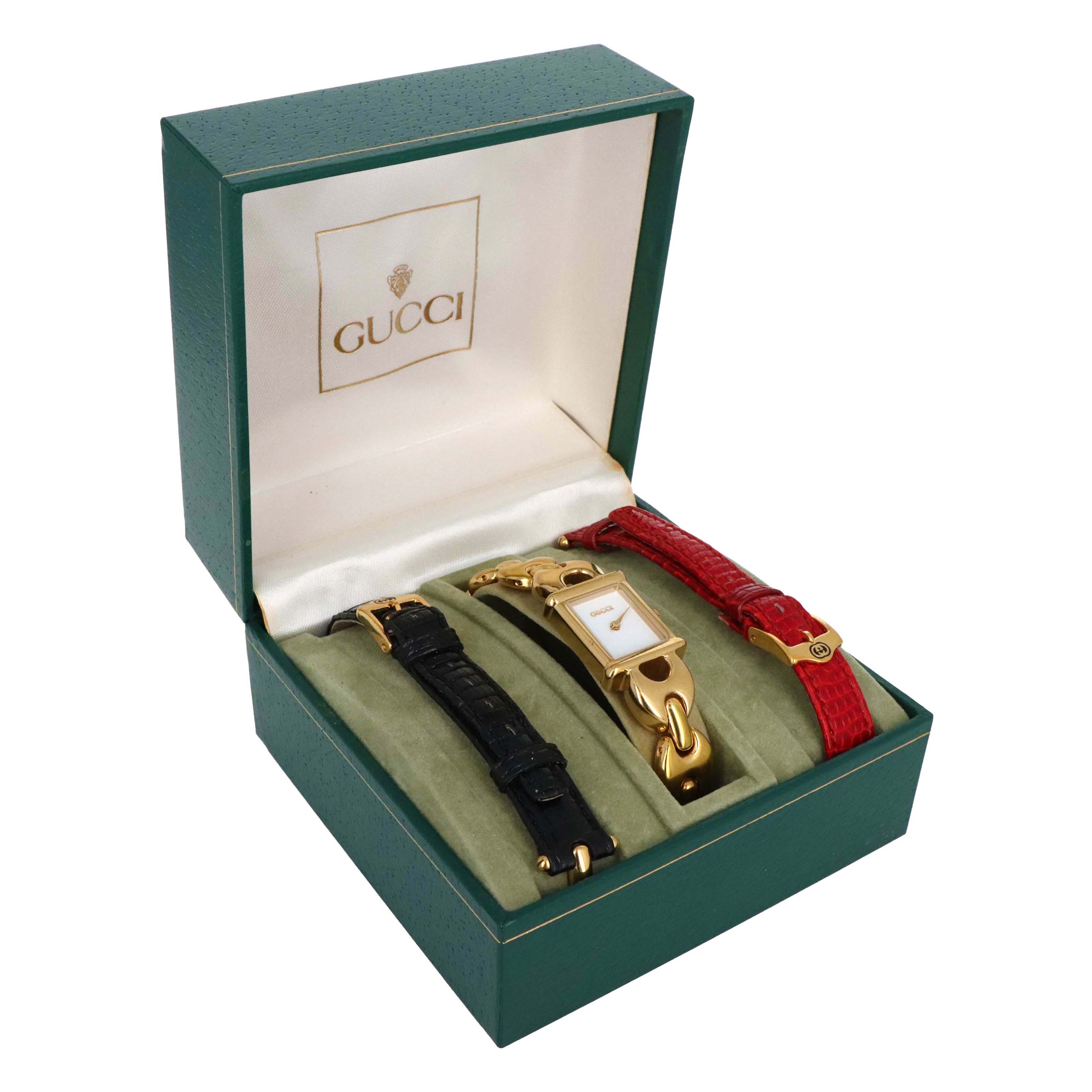 Vintage Gucci 1800L Interchangeable Band Watch - Queen May