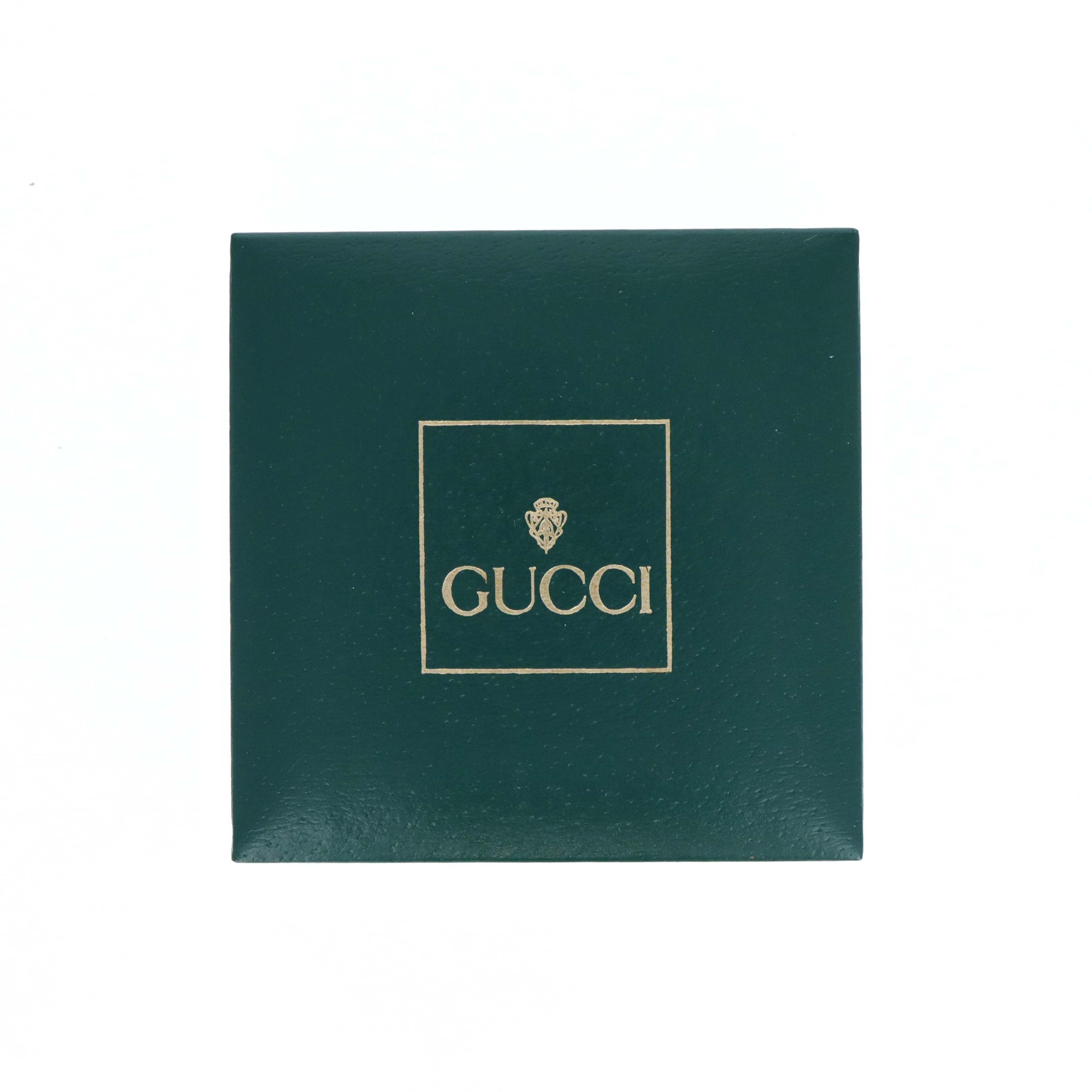 Vintage Gucci Interchangeable Bezel Gucci Link Watch - Queen May
