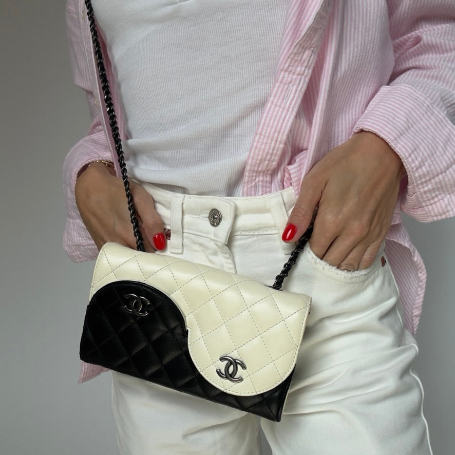 Rare Chanel Yin Yang Mini Flap Bag Circa 2016 WOC Wallet On Chain - Queen May