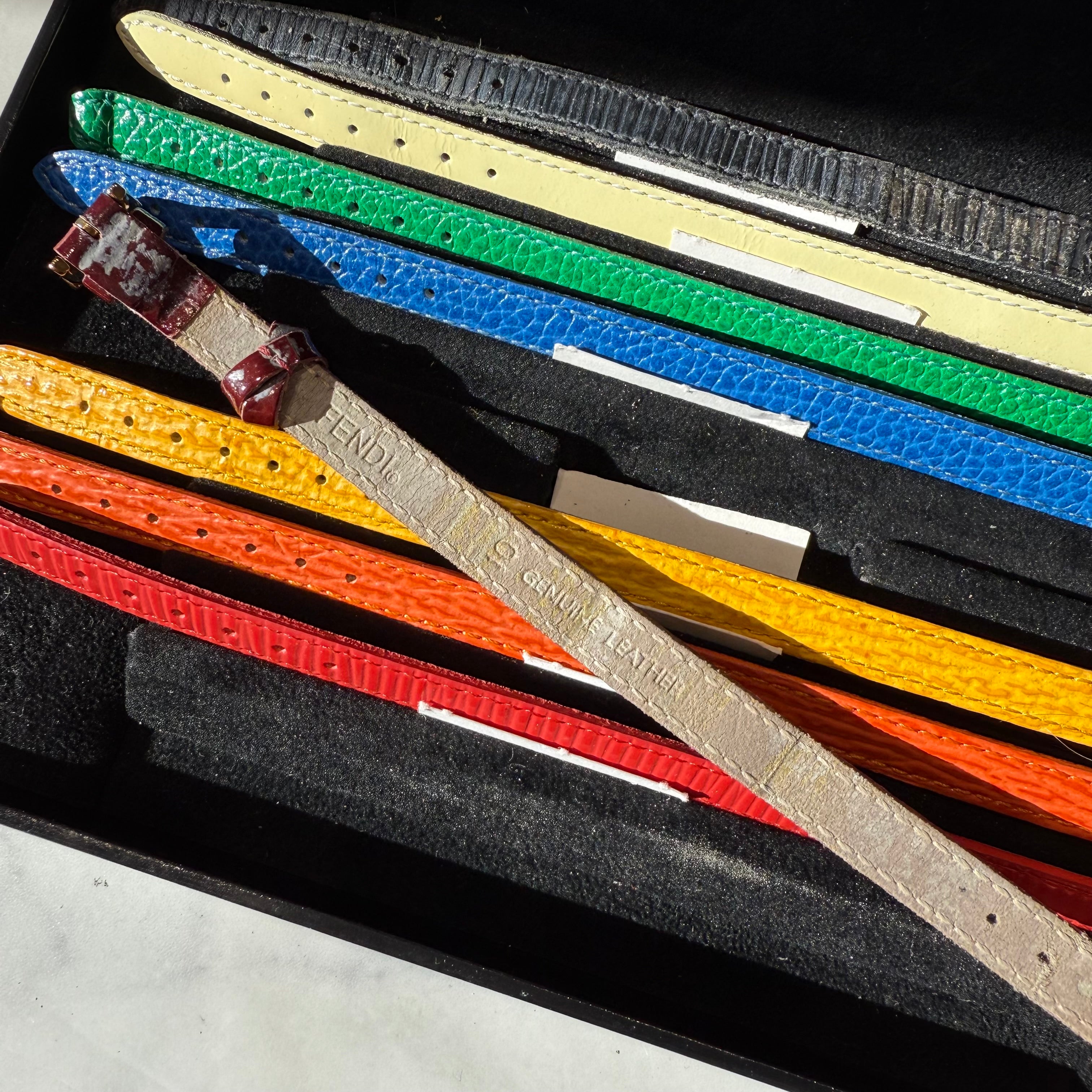 Fendi 640L Chameleon Watch With Eight Interchangeable Straps - Queen May