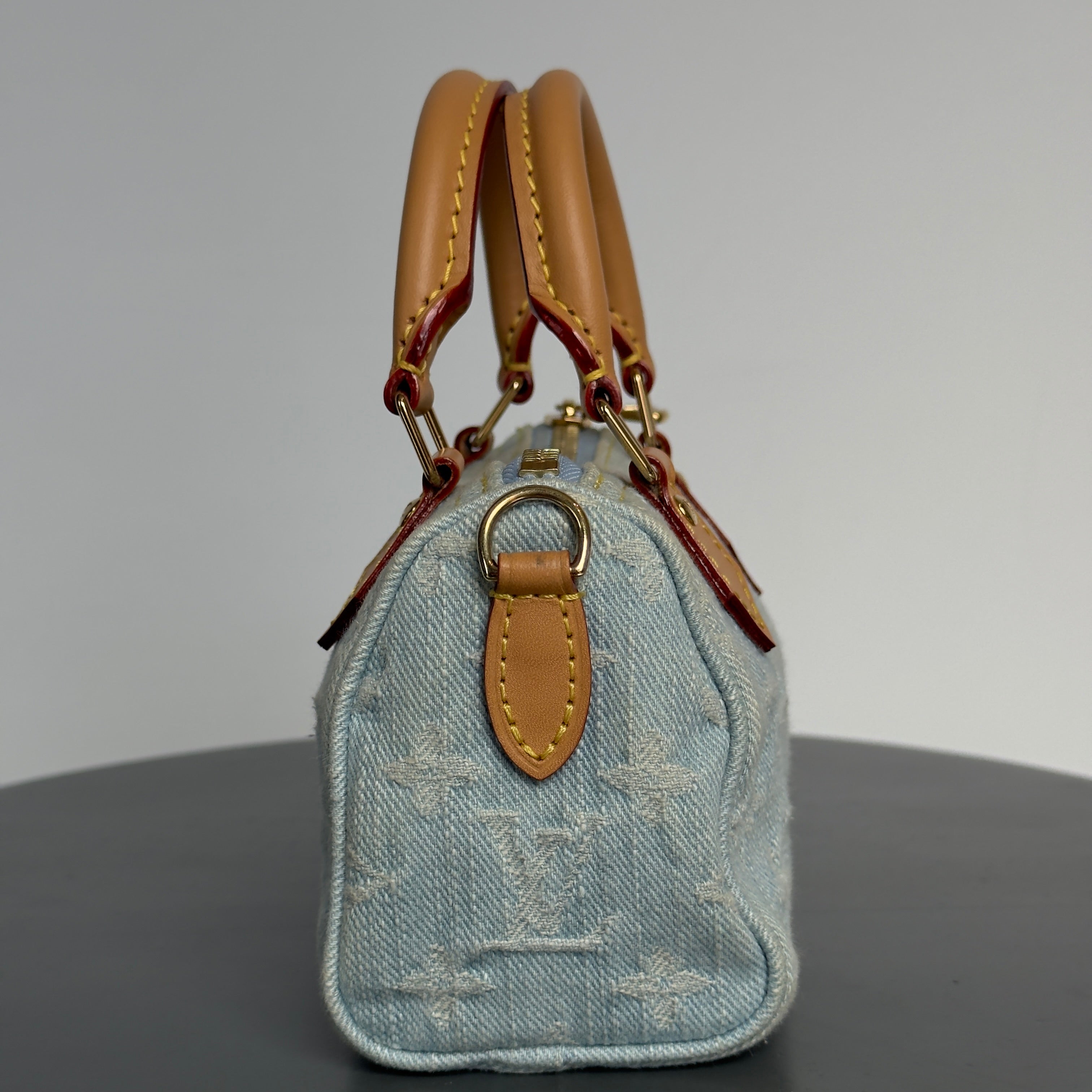 Louis Vuitton Denim Monogram Speedy Nano