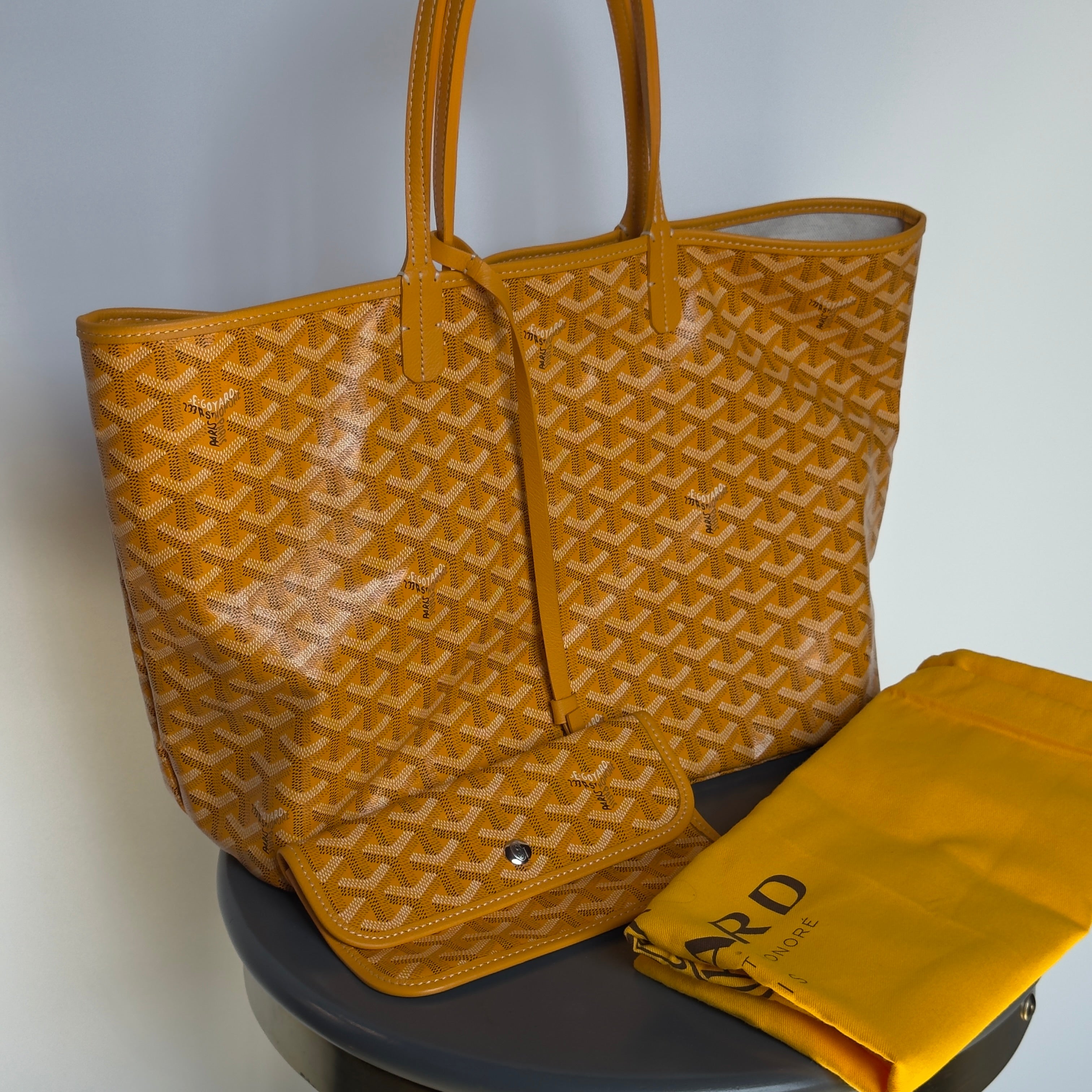 Goyard St Louis Tote Bag Yellow PM