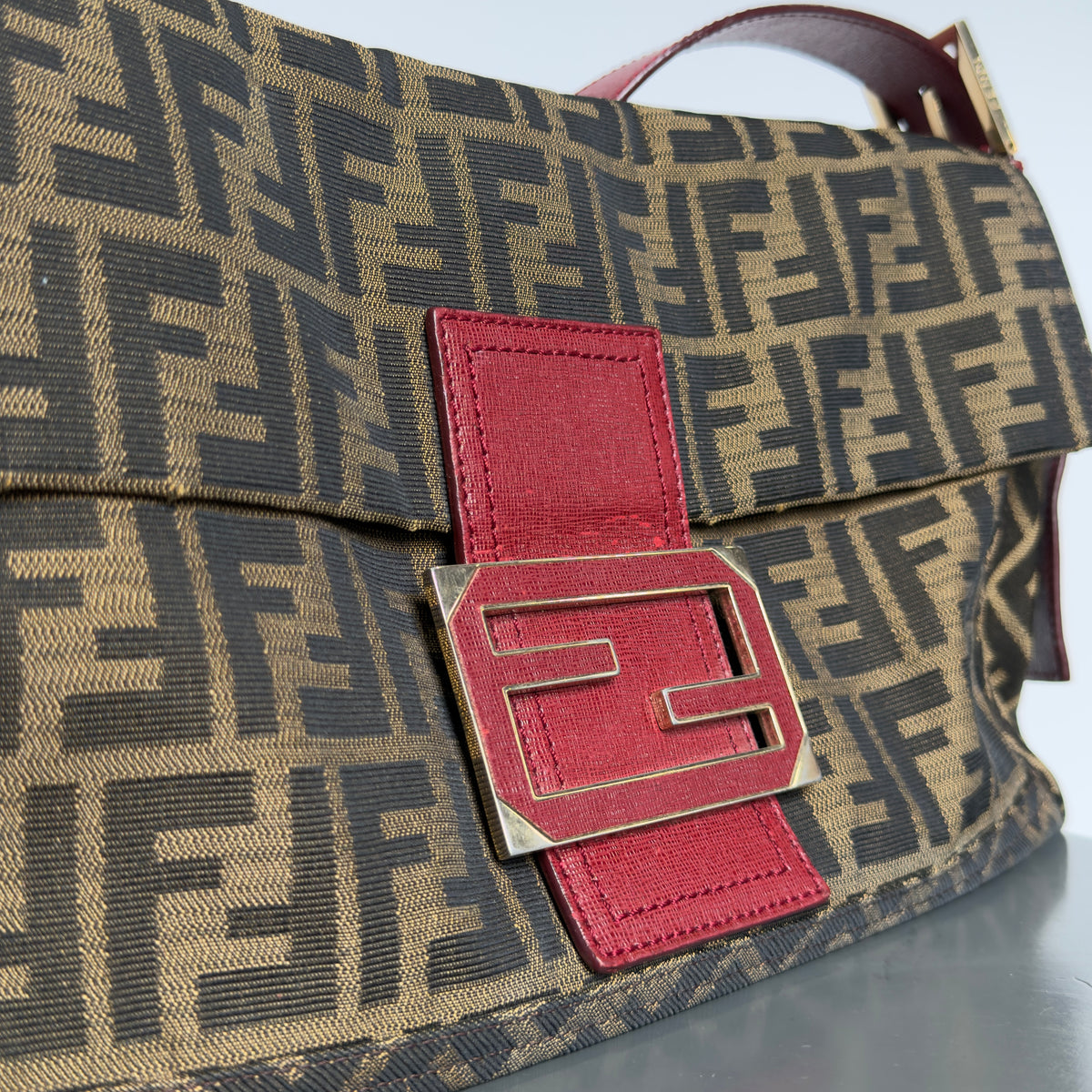 Fendi Zucca Mamma Forever Flap Bag