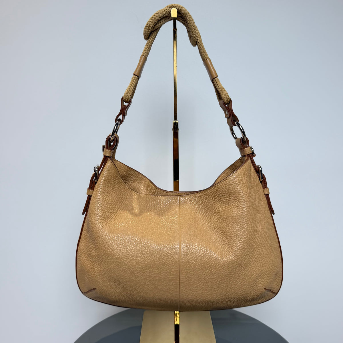 Prada Vitello Daino Rope Hobo Bag - Queen May