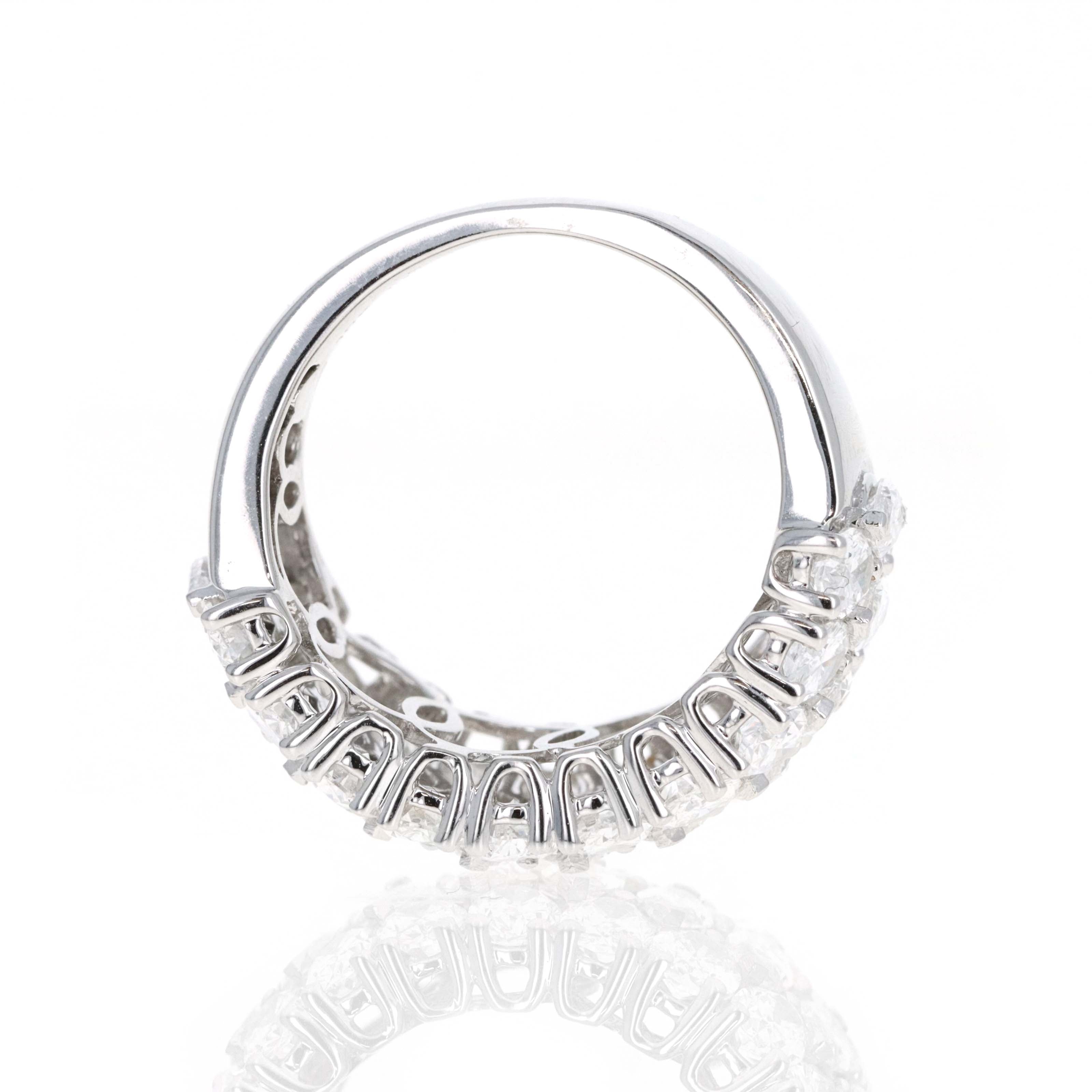 Lab Grown 4 Carat Diamond Pear Marquise Pave Band - Queen May