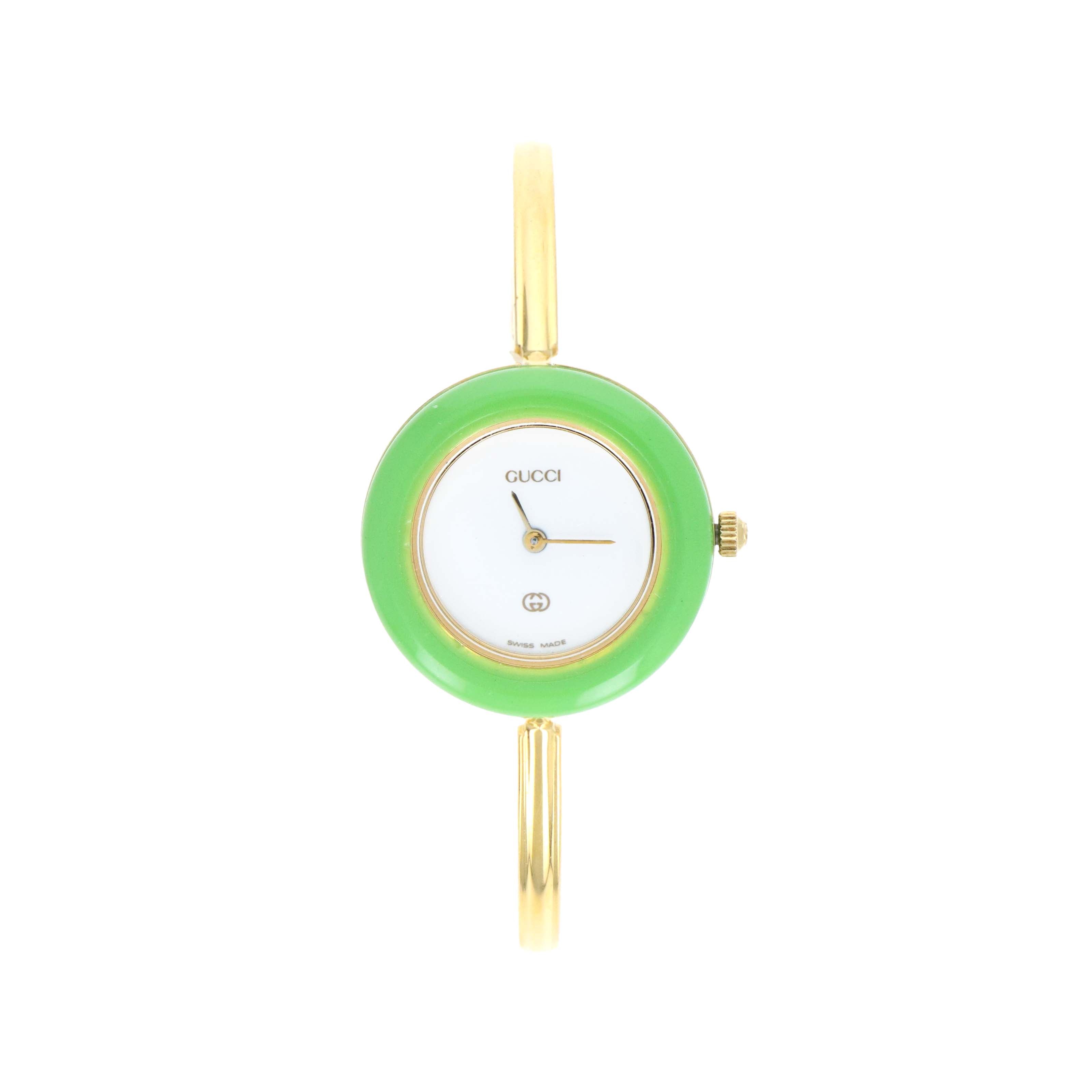 Vintage Gucci Interchangeable Bezel Bangle Watch