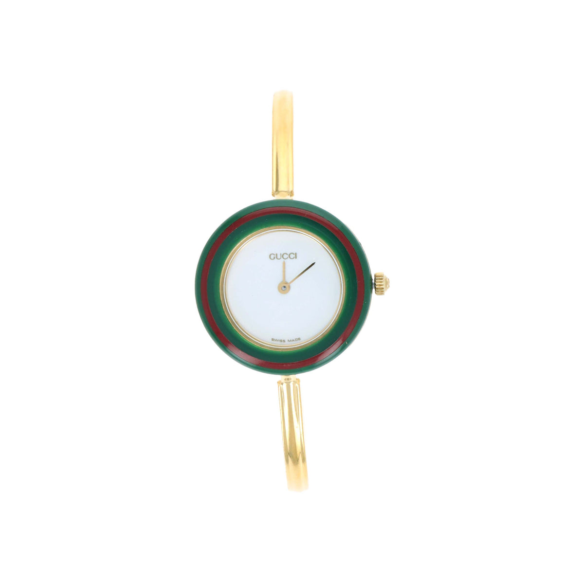 Vintage Gucci Interchangeable Bezel Bangle Watch