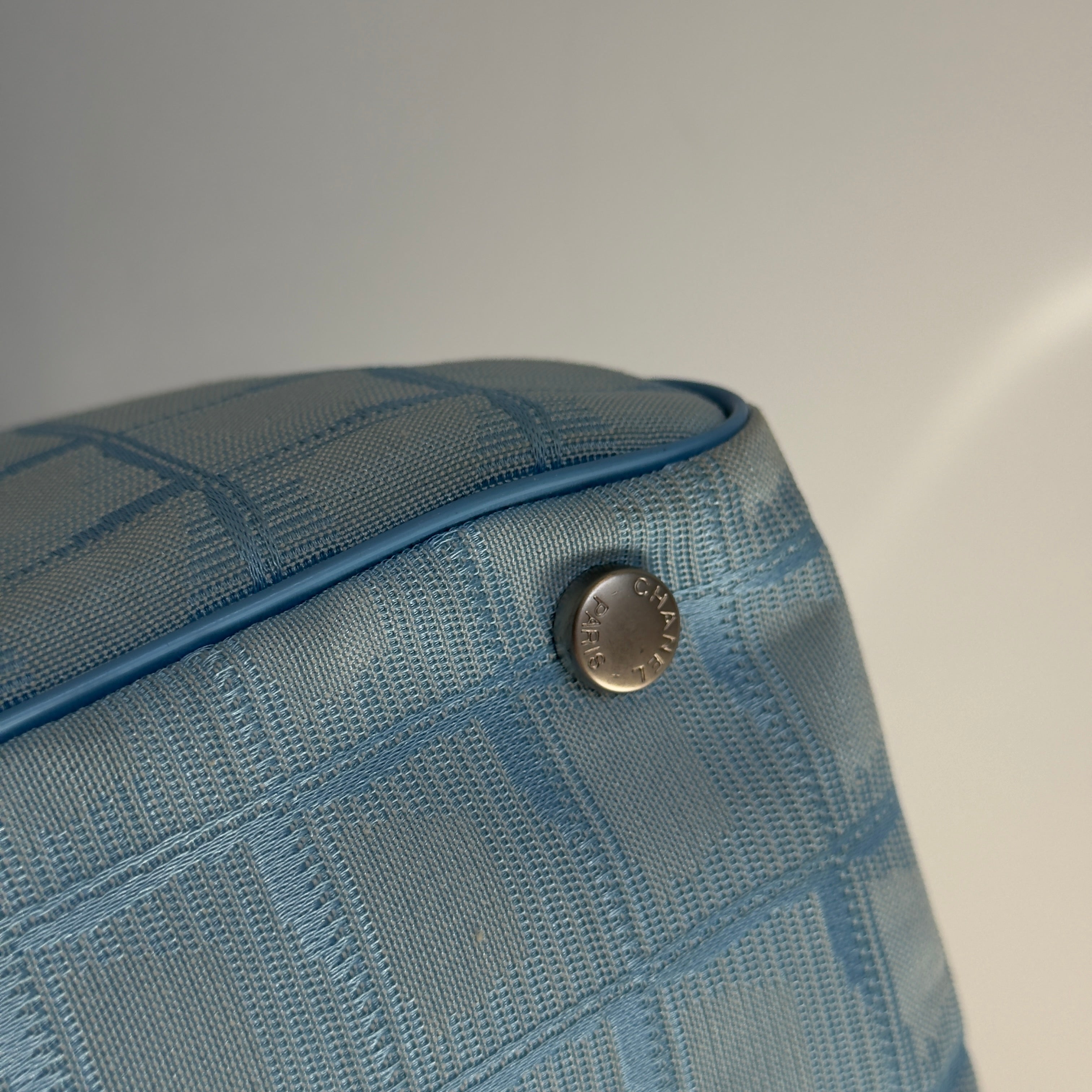 Chanel Travel Ligne Tote Blue - Queen May