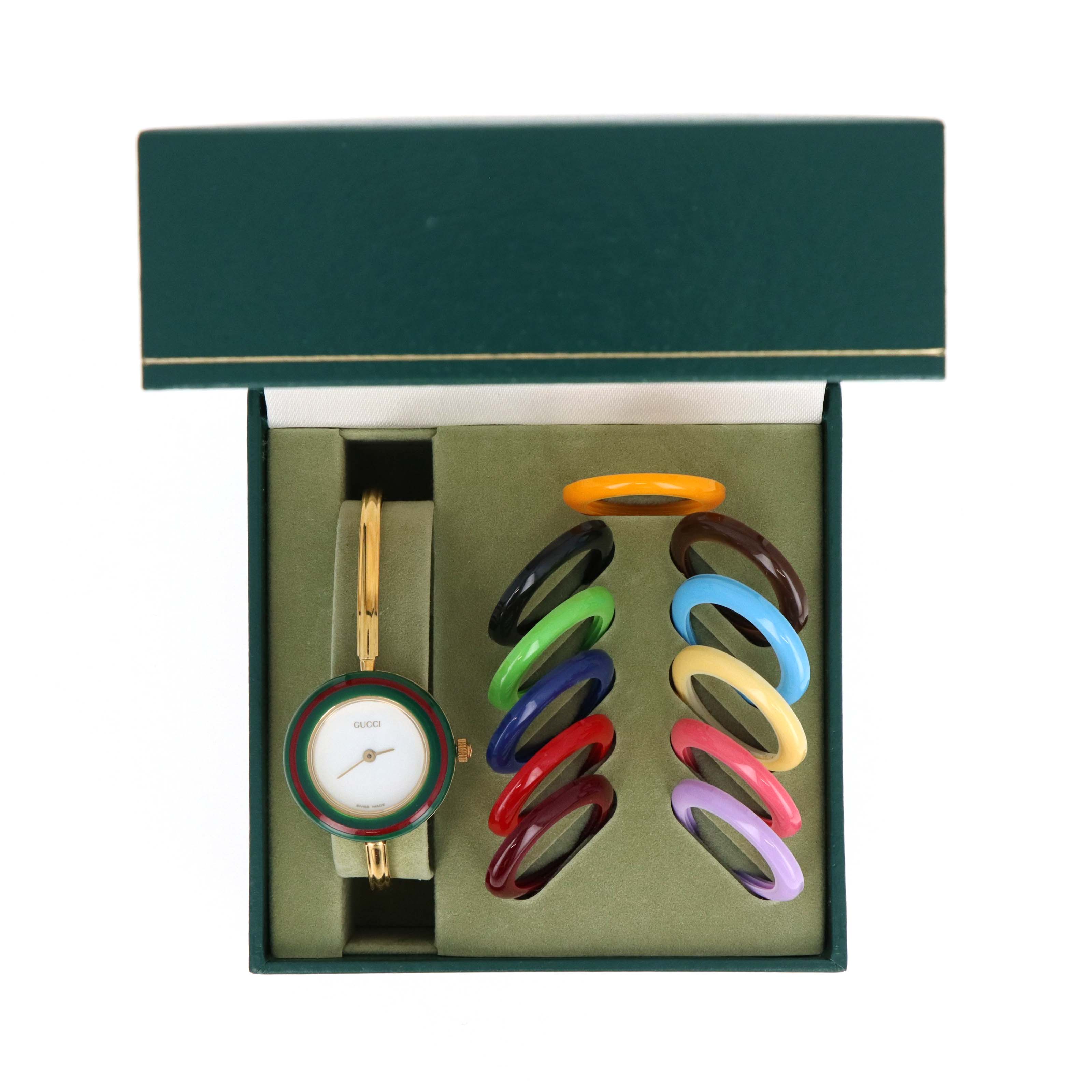 Vintage Gucci Interchangeable Bezel Watch - Queen May