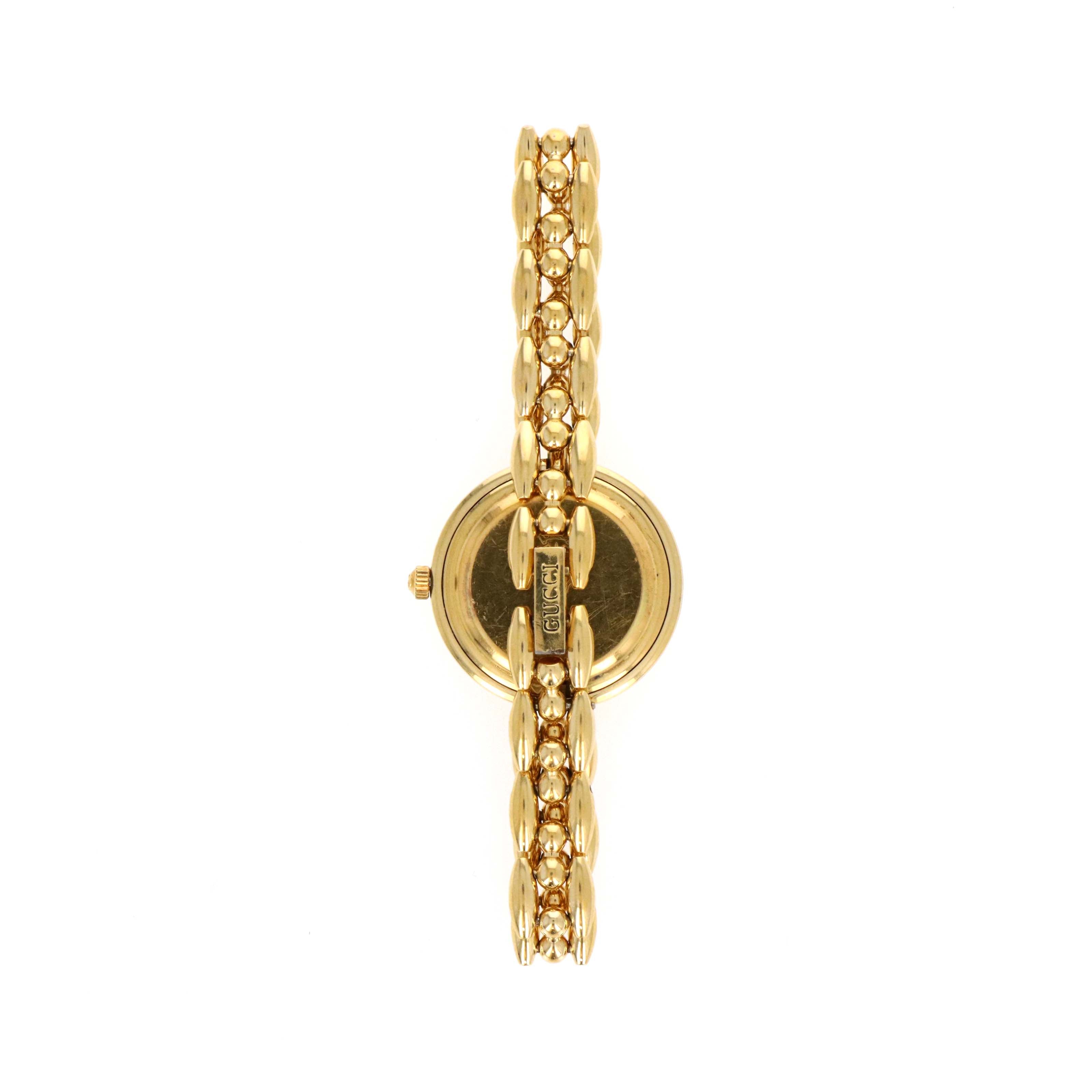 Vintage Gucci Interchangeable Bezel Watch Link Bracelet - Queen May