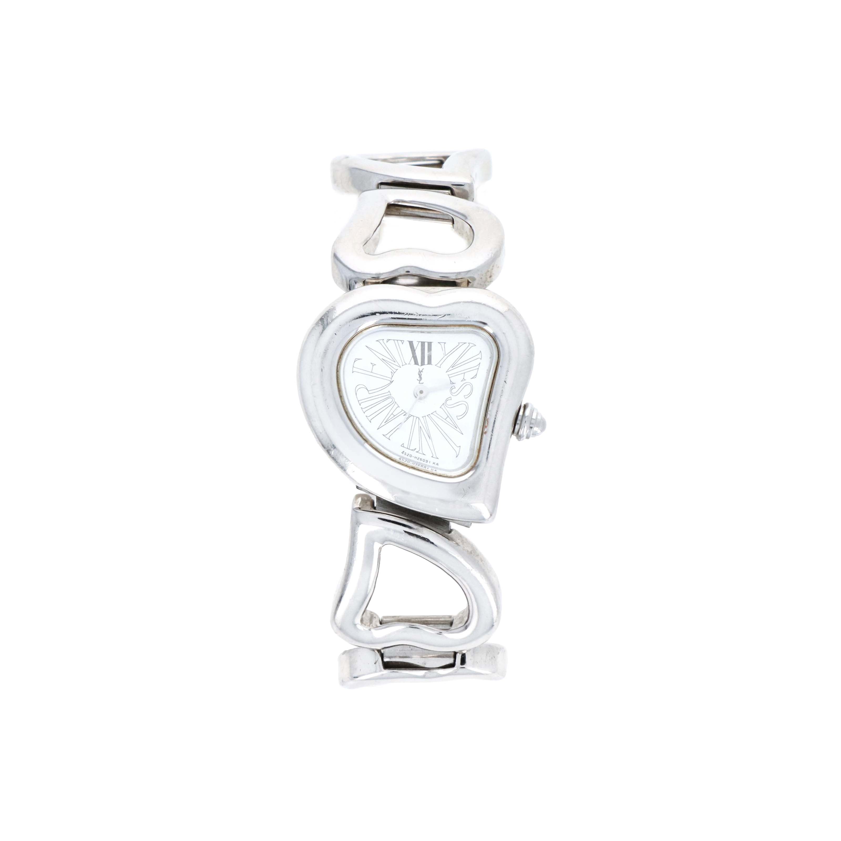 Vintage Yves Saint Laurent 40th Anniversary Coeur Crash Watch - Queen May