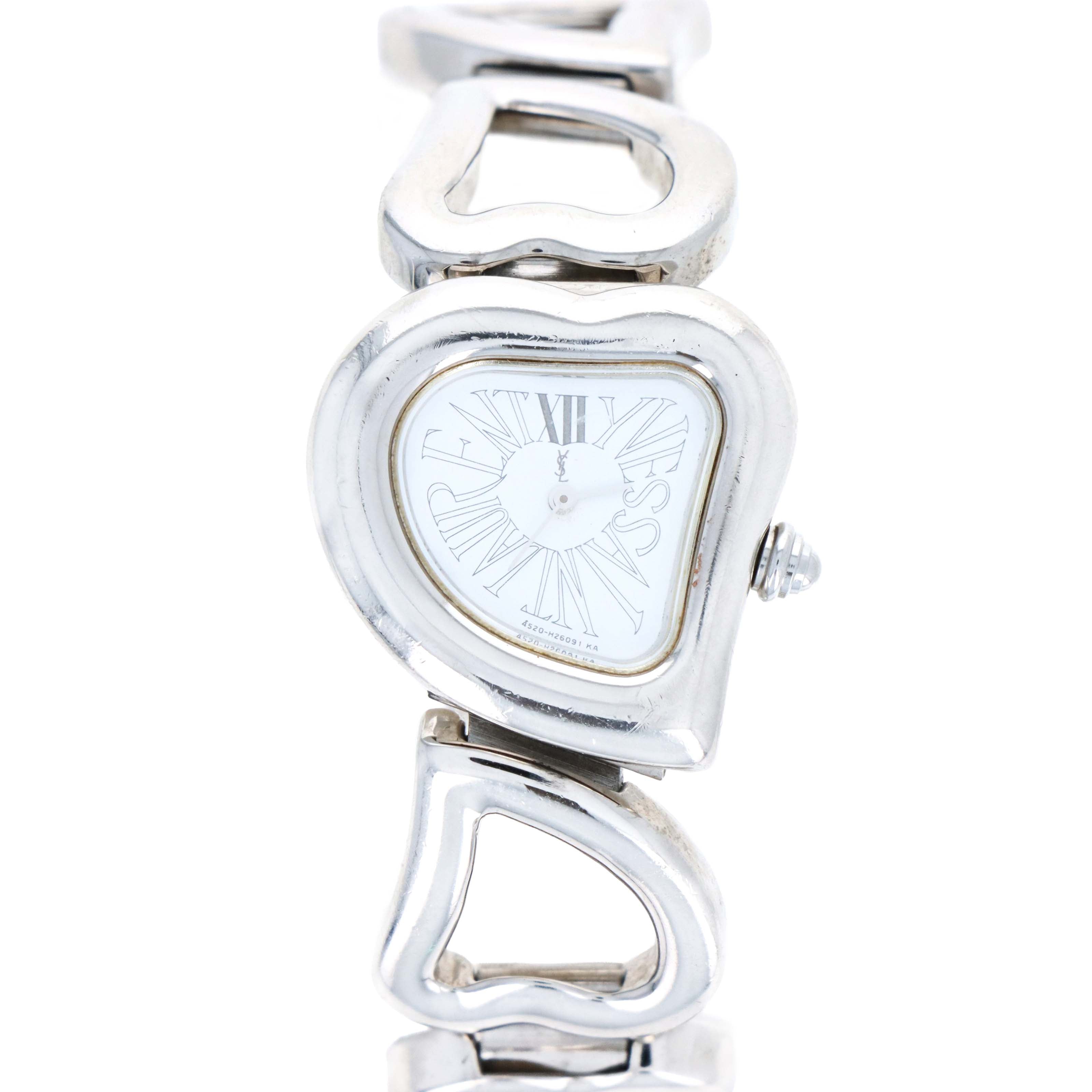 Vintage Yves Saint Laurent 40th Anniversary Coeur Crash Watch - Queen May