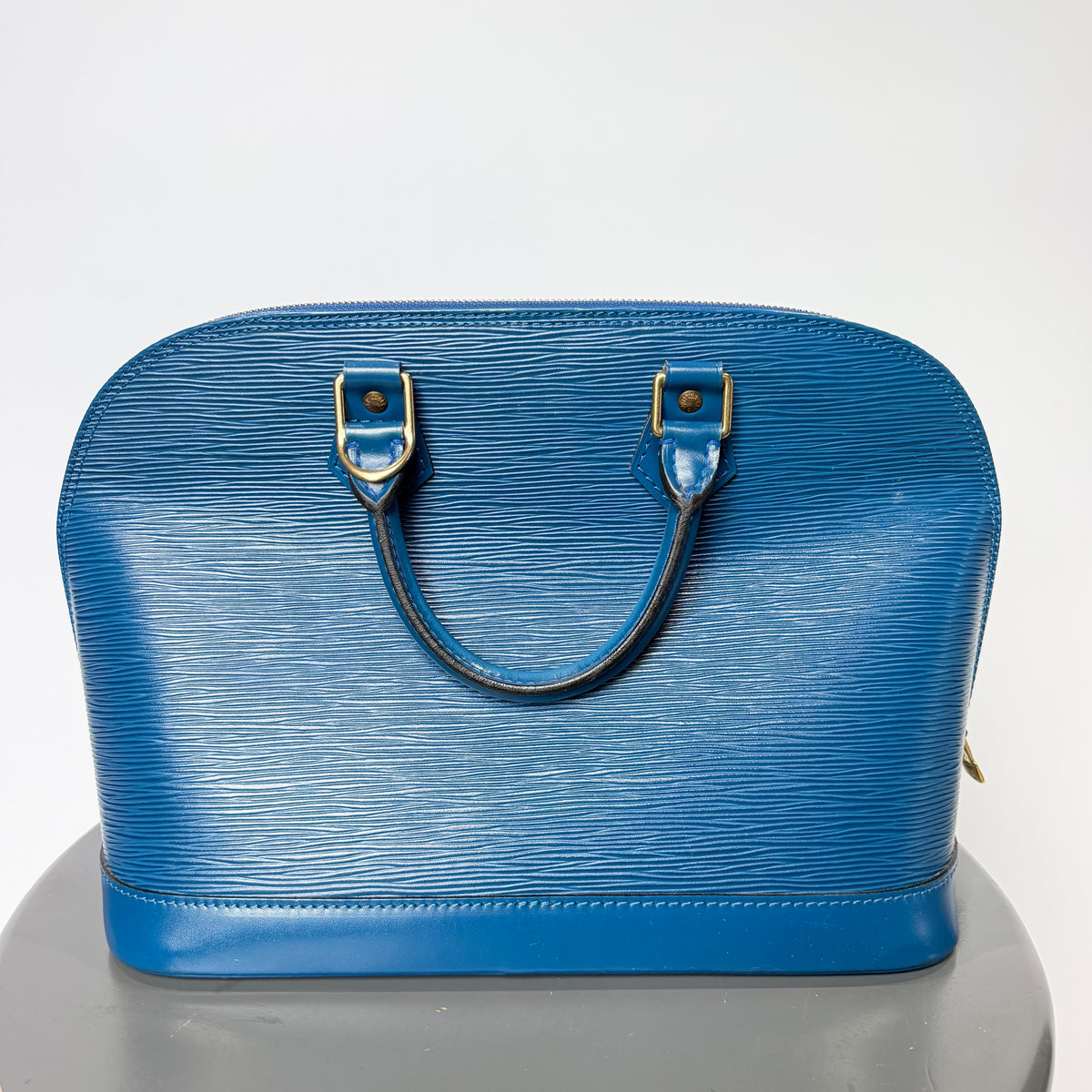 Louis Vuitton Blue Epi Leather Alma Pm - Queen May