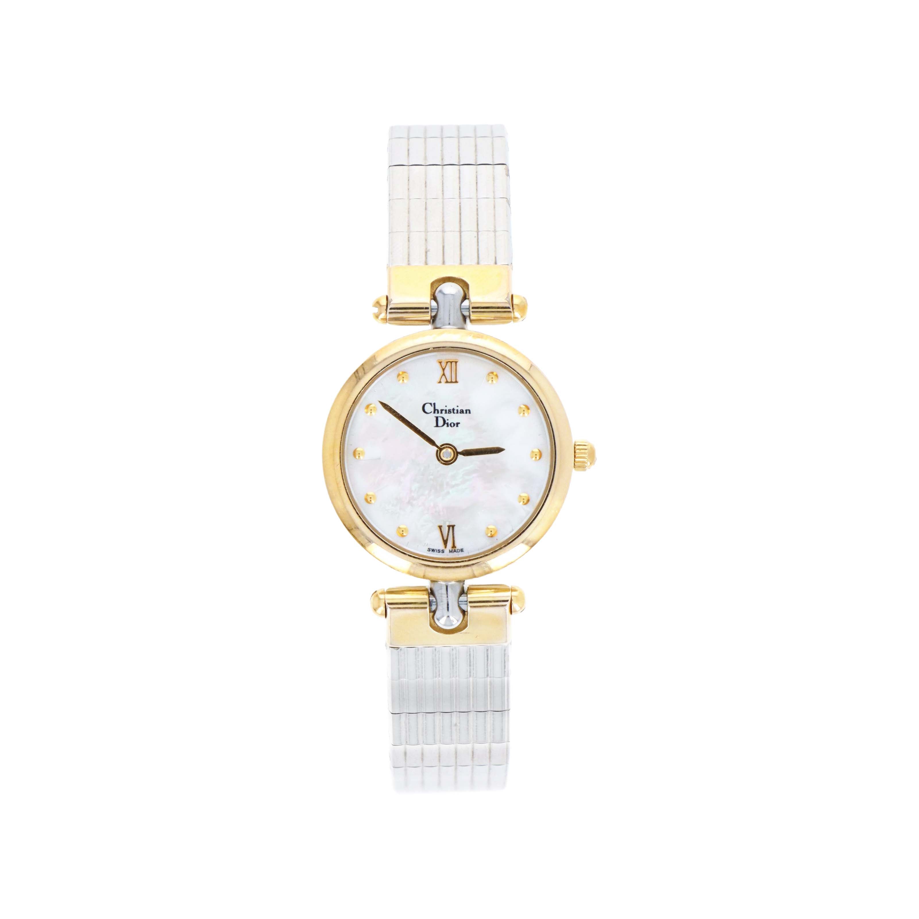 Vintage Christian Dior Womens Watch Mother of Pearl Dial - Queen May