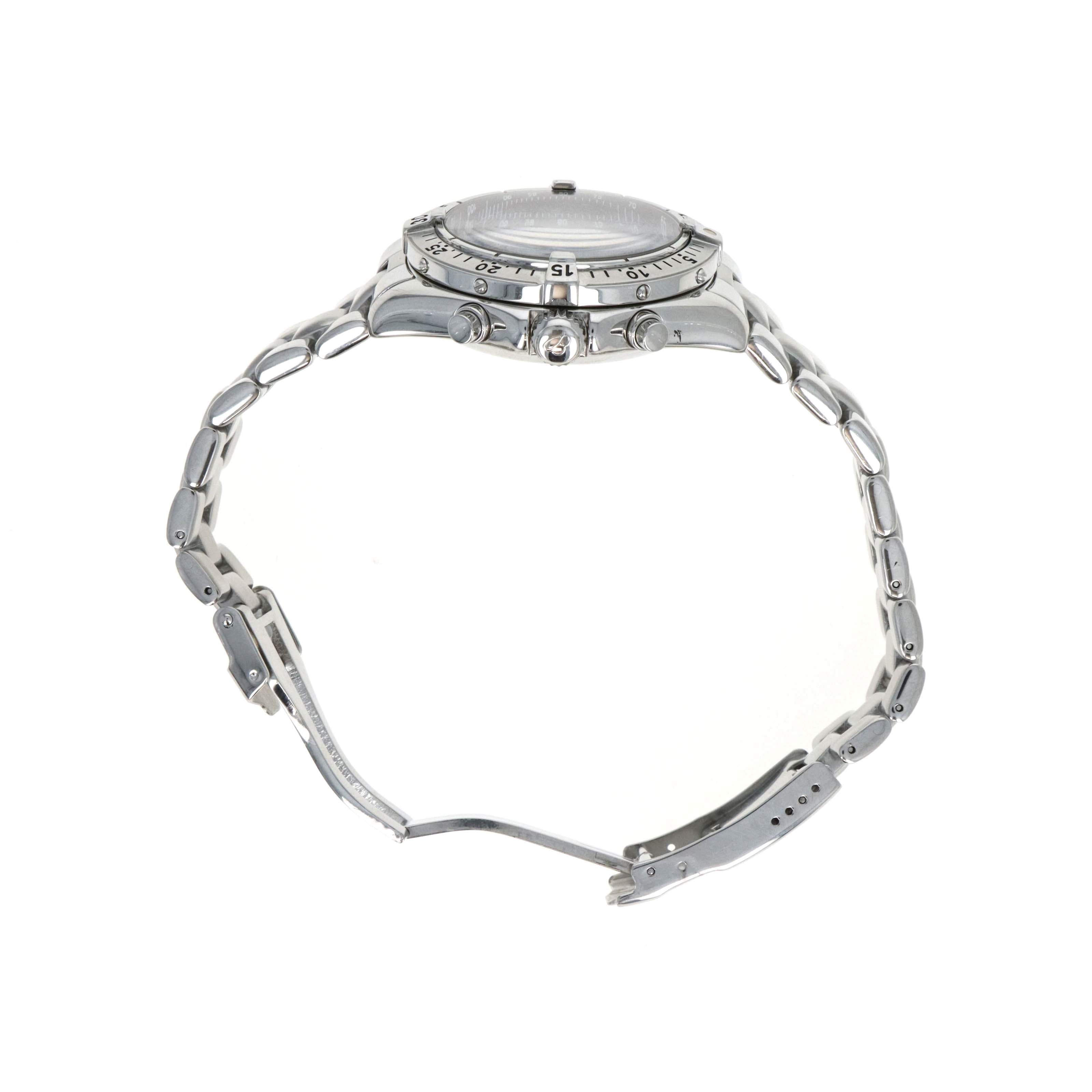 Breitling Colt Chronograph Automatic 41MM Black Dial Chronograph Reference A13035.1 With Papers - Queen May