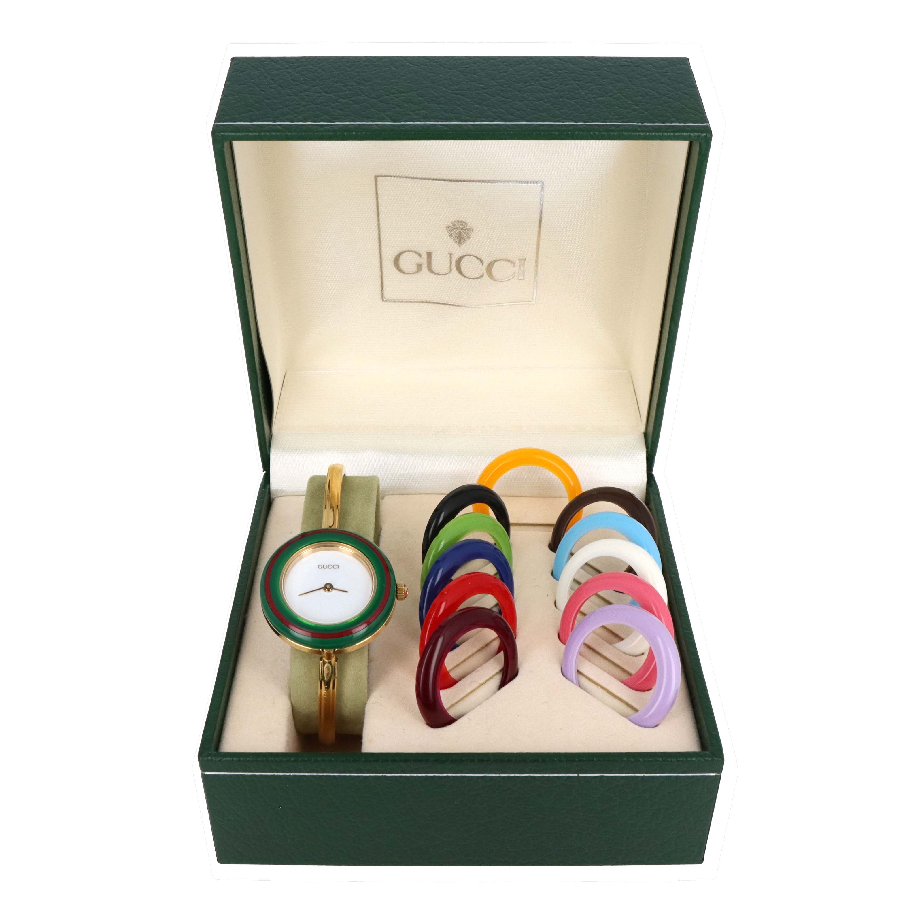 Vintage Gucci Interchangeable Bezel Watch - Queen May