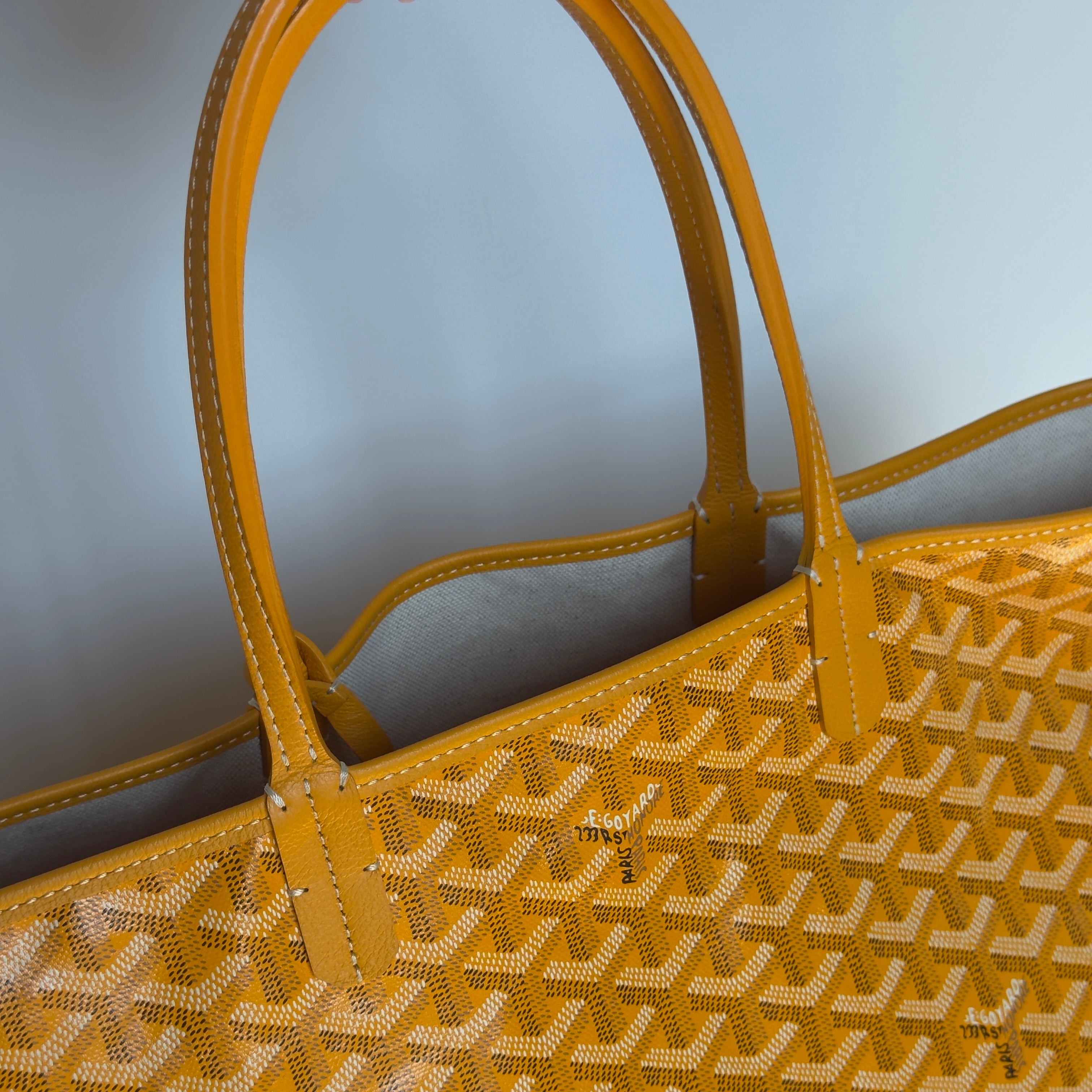 Goyard St Louis Tote Bag Yellow PM