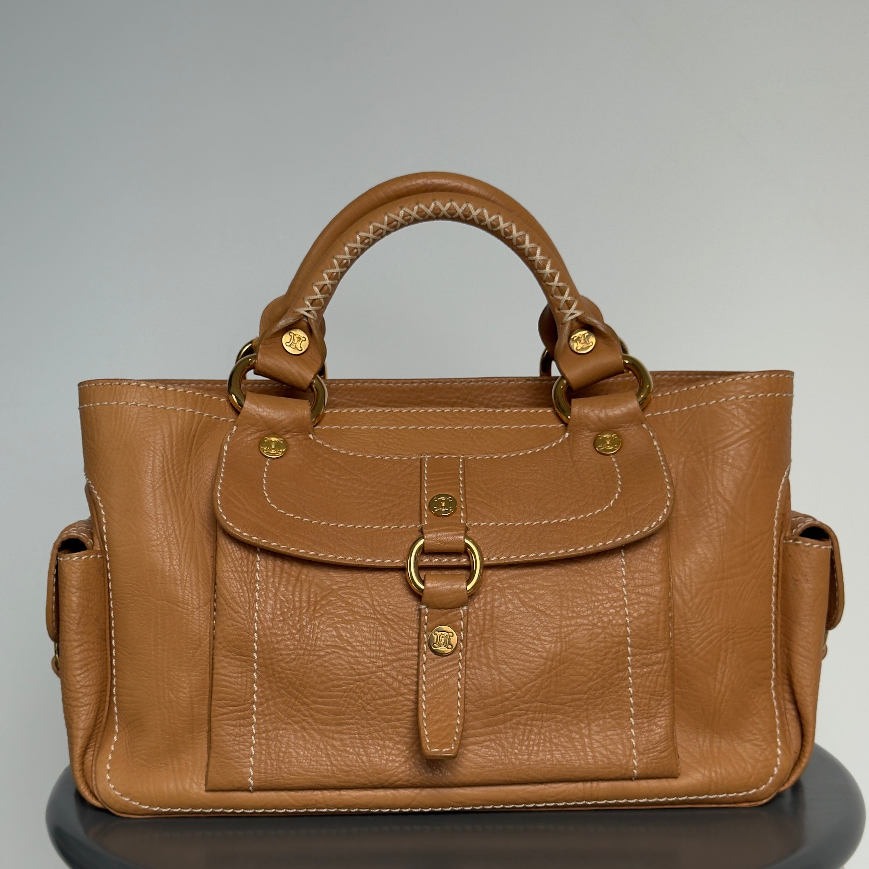 Vintage Celine Brown Leather Boogie Bag - Queen May