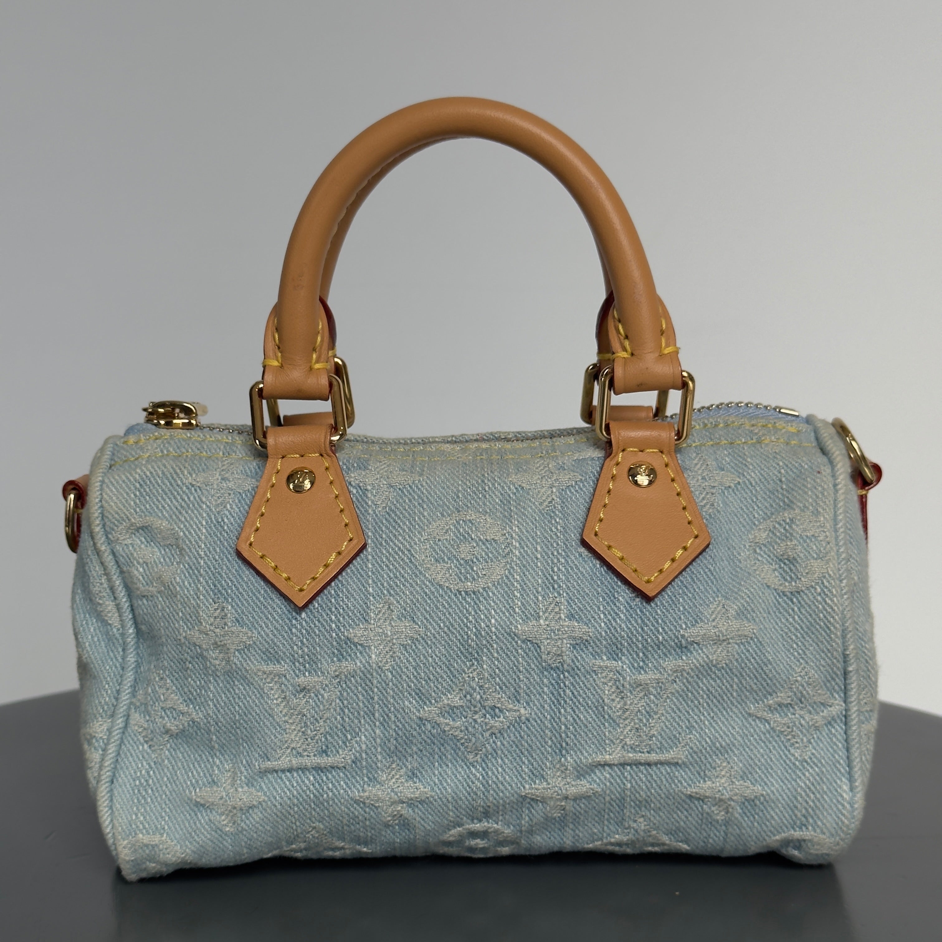 Louis Vuitton Denim Monogram Speedy Nano