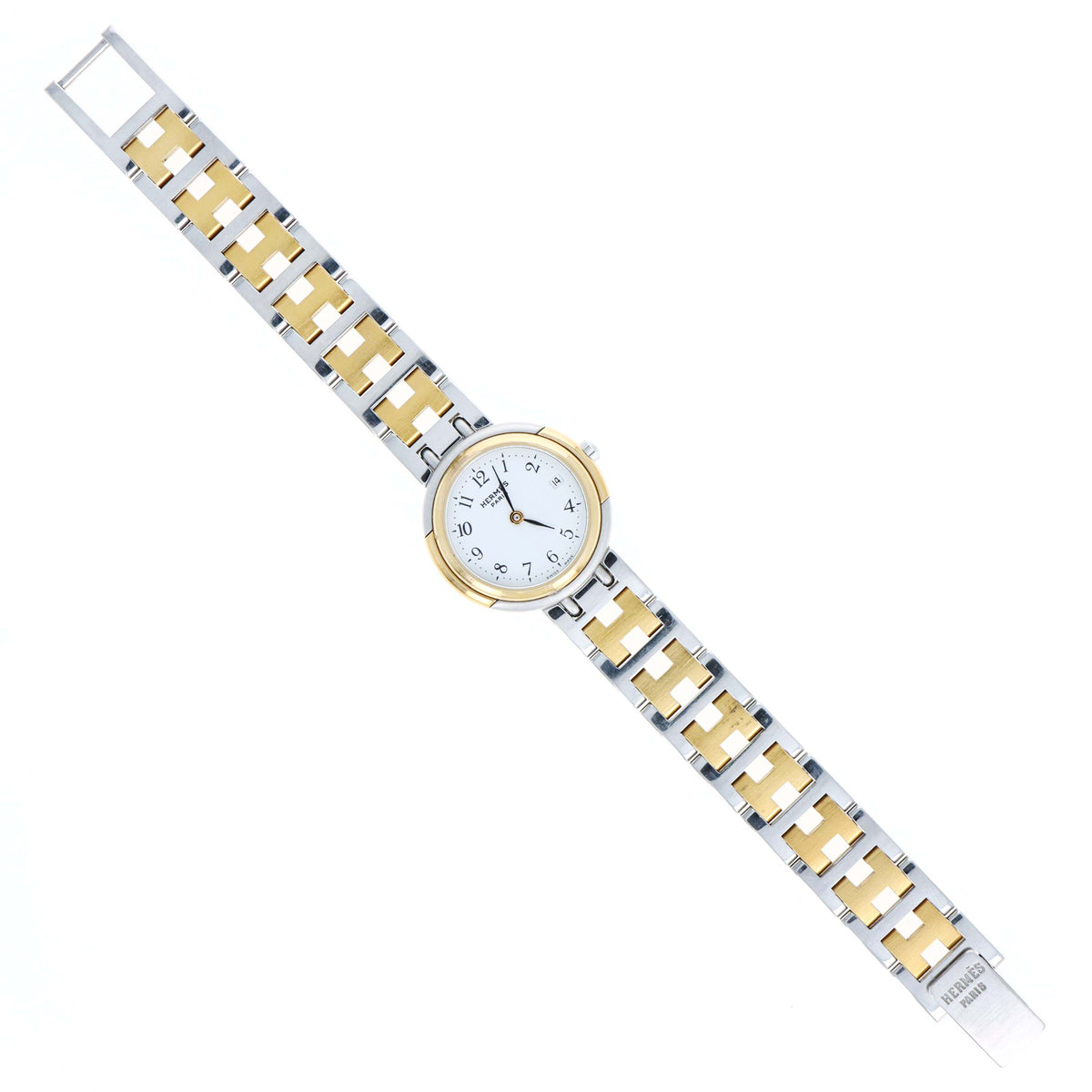 Hermes Windsor Watch Two Tone
