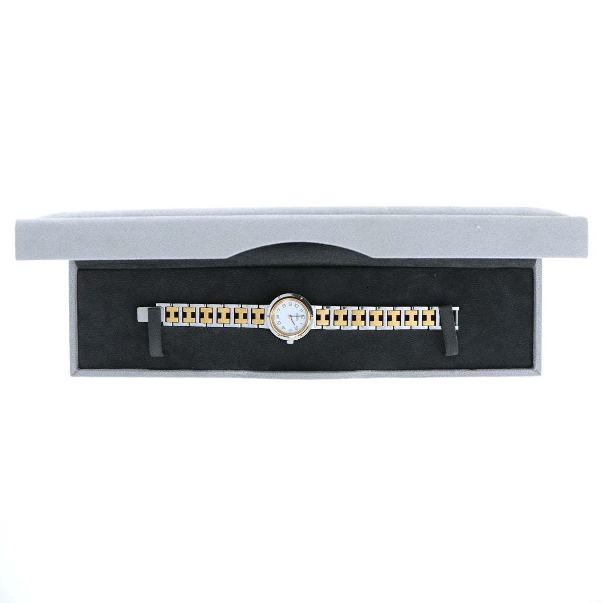 Hermes Clipper Watch Two Tone
