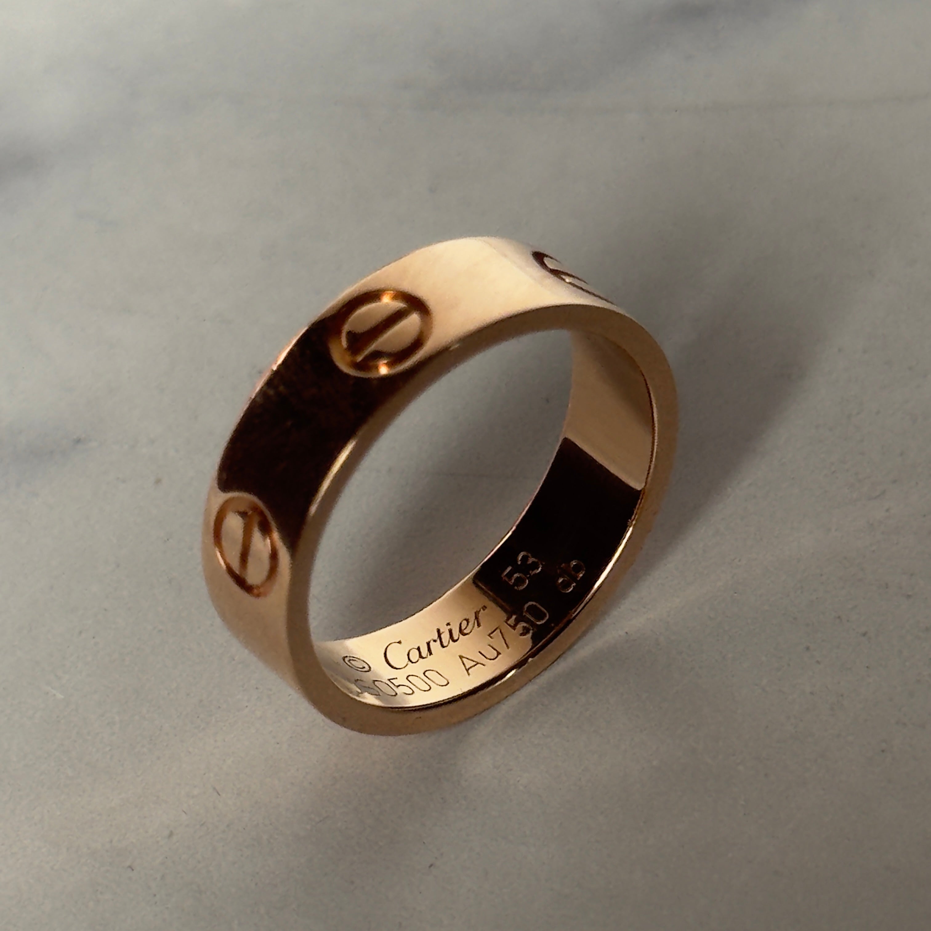 Cartier 18K Rose Gold Love Ring - Queen May