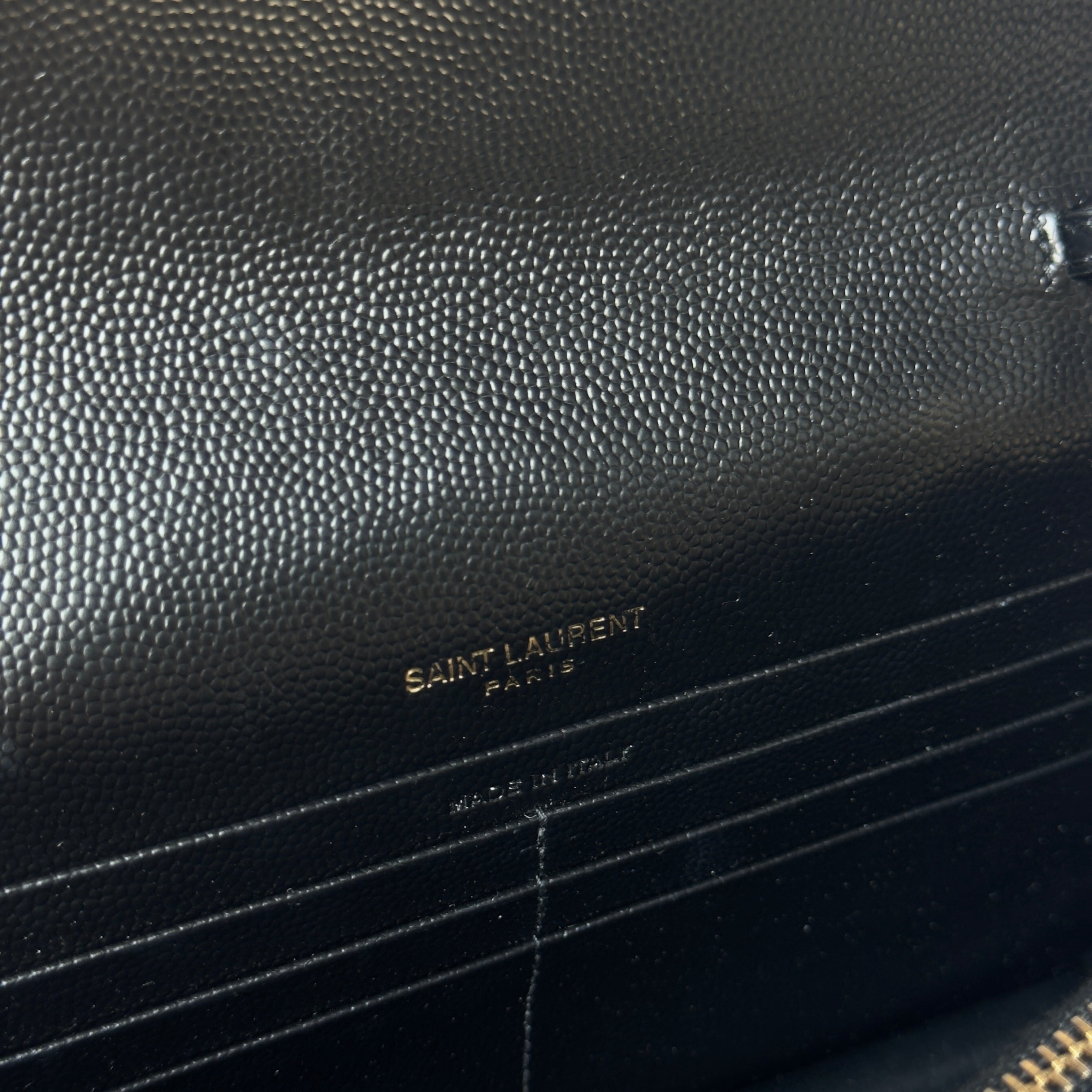 Saint Laurent Cassandre Envelope Wallet on Chain - Queen May