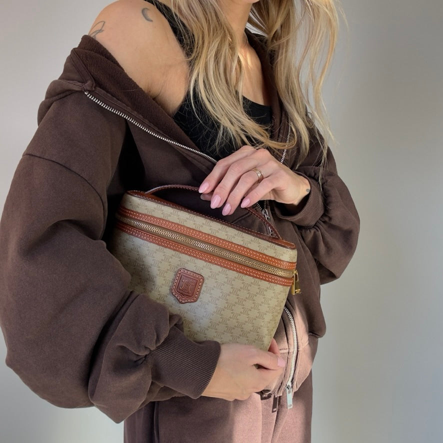 Celine Macadam Canvas Vanity Case - Queen May