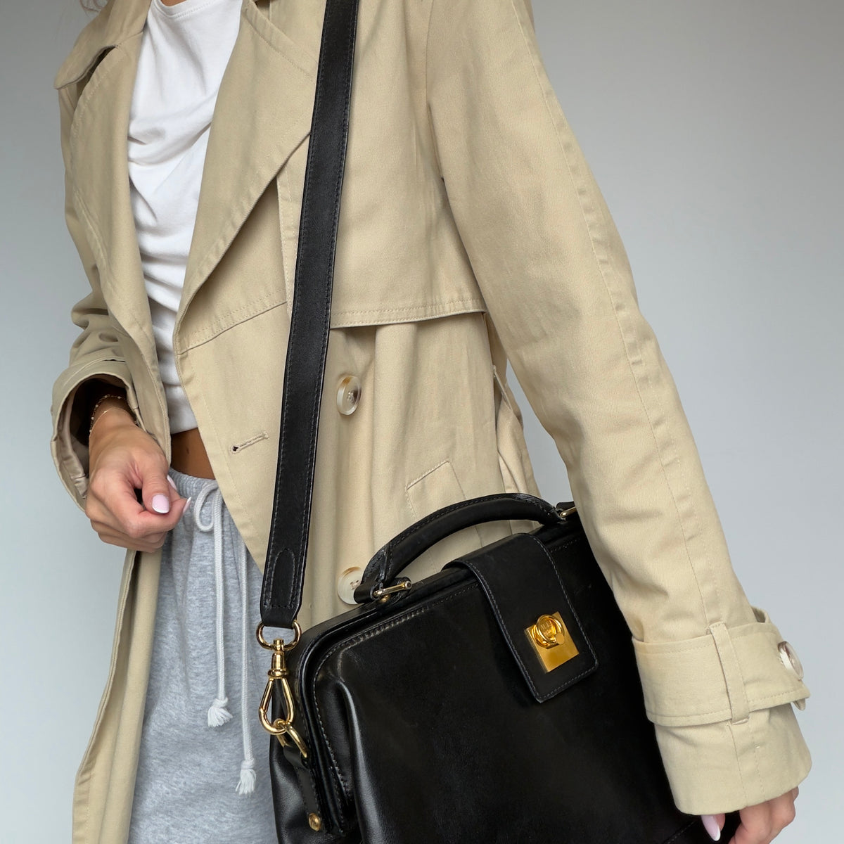 Vintage Celine Doctor Bag With Extra Strap - Queen May