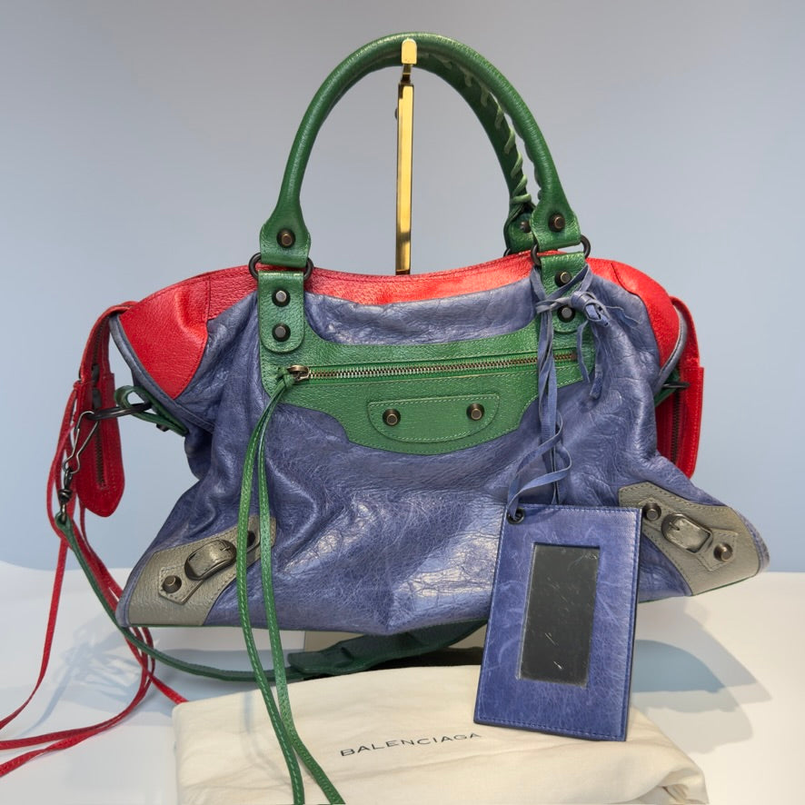 Balenciaga Multicolor First City Bag - Queen May
