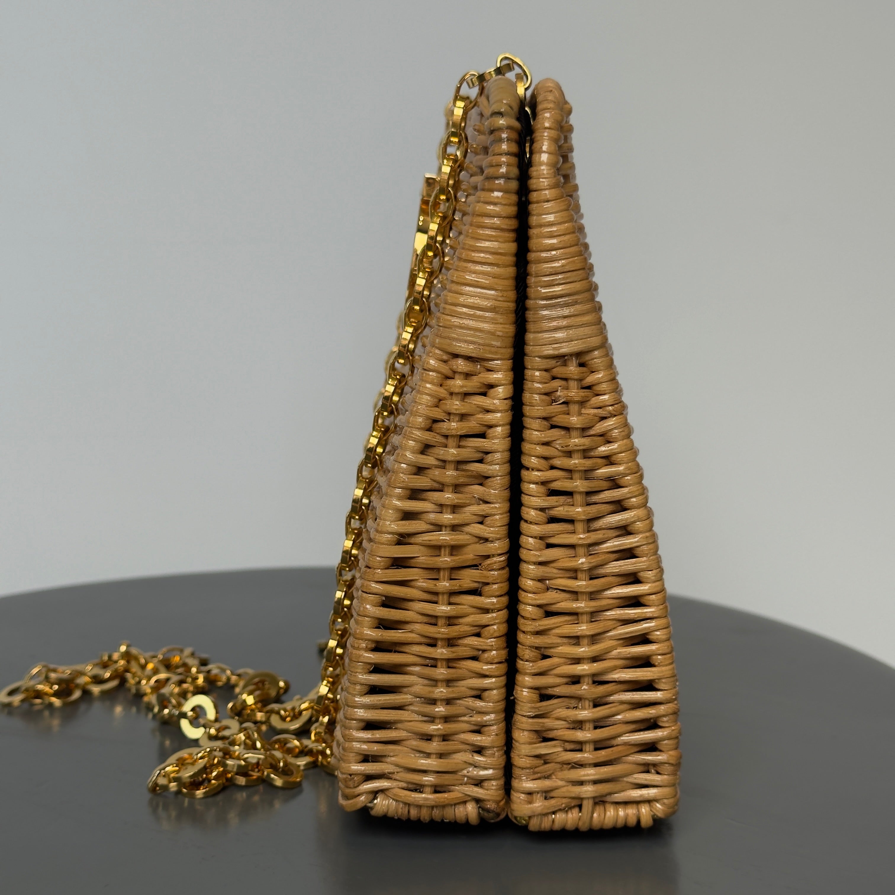 Salvatore Ferragamo Wicker Gancini Bag