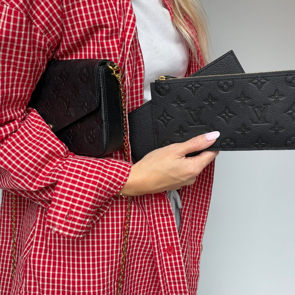 Louis Vuitton Felicie Empreinte Black Pochette