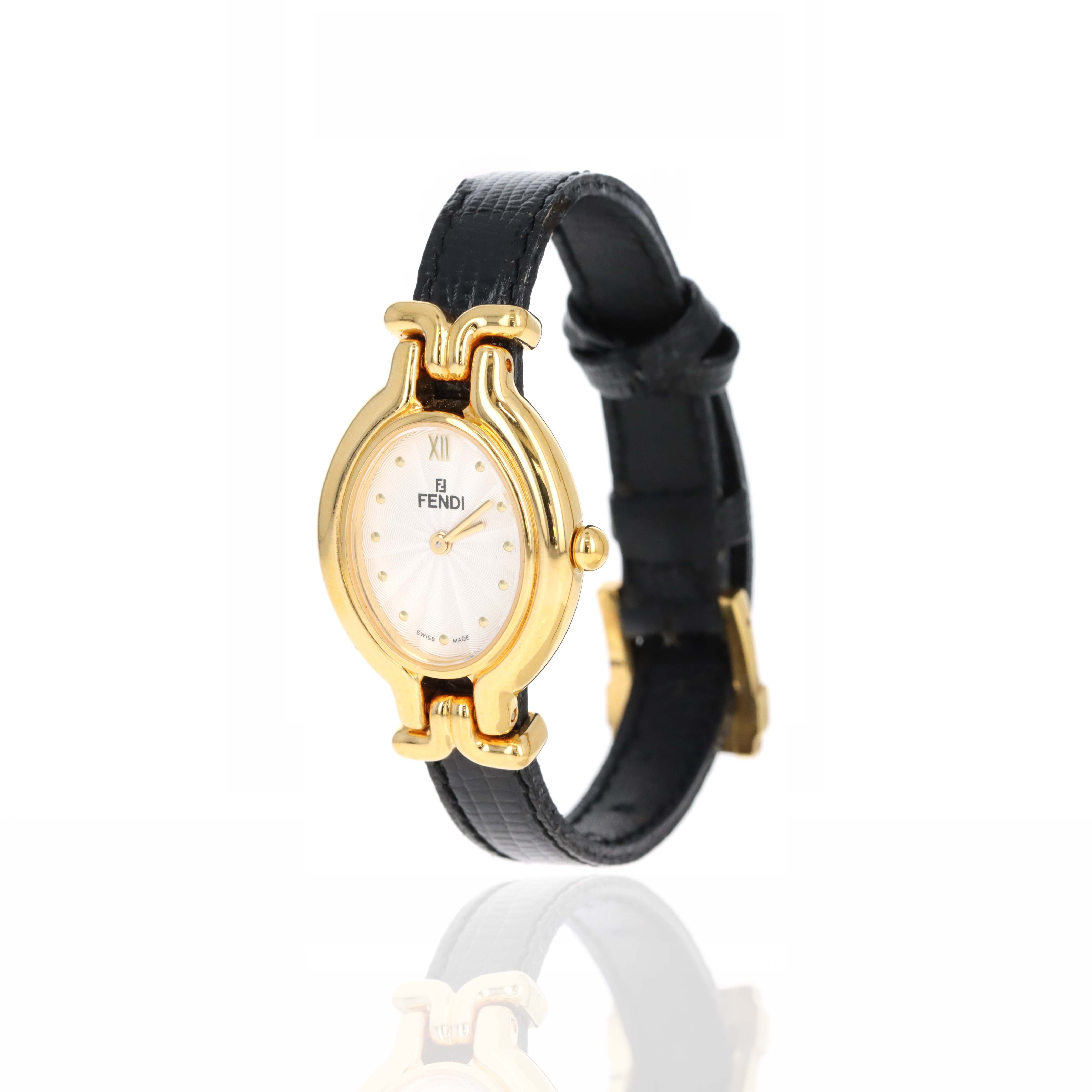 Fendi 640L Chameleon Watch With Interchangeable Straps - Queen May