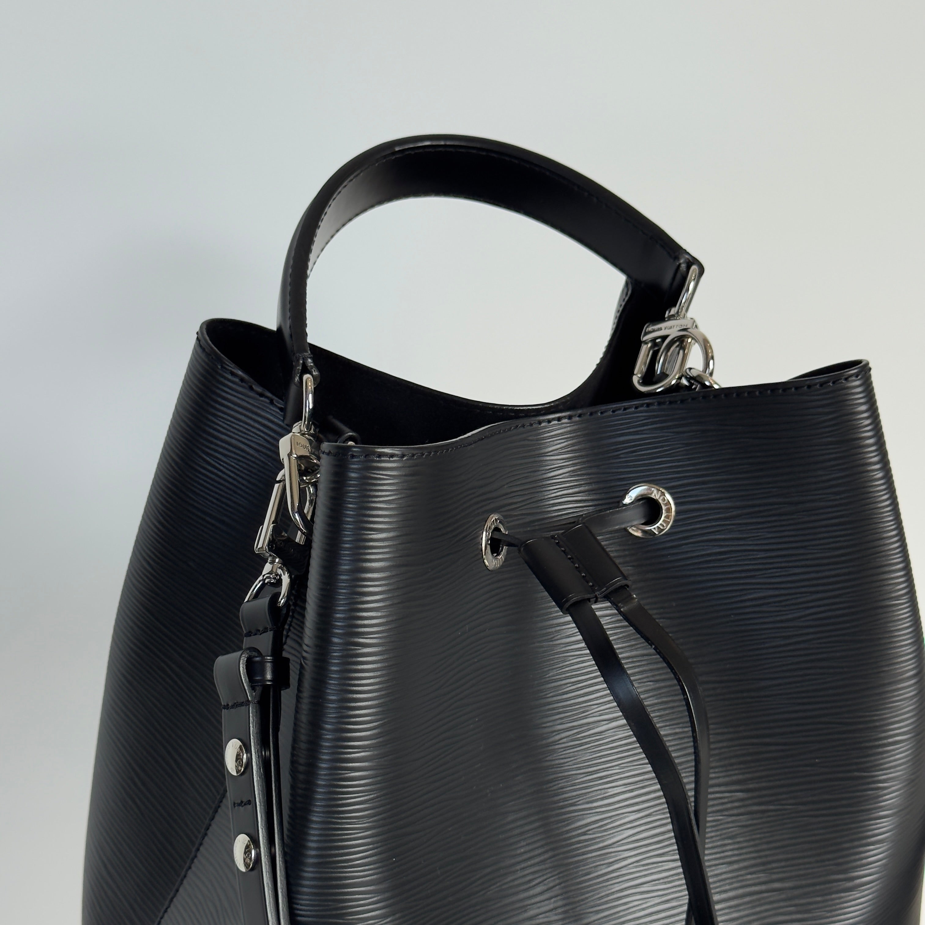 Louis Vuitton Black Epi Leather Noe Bucket Bag - Queen May