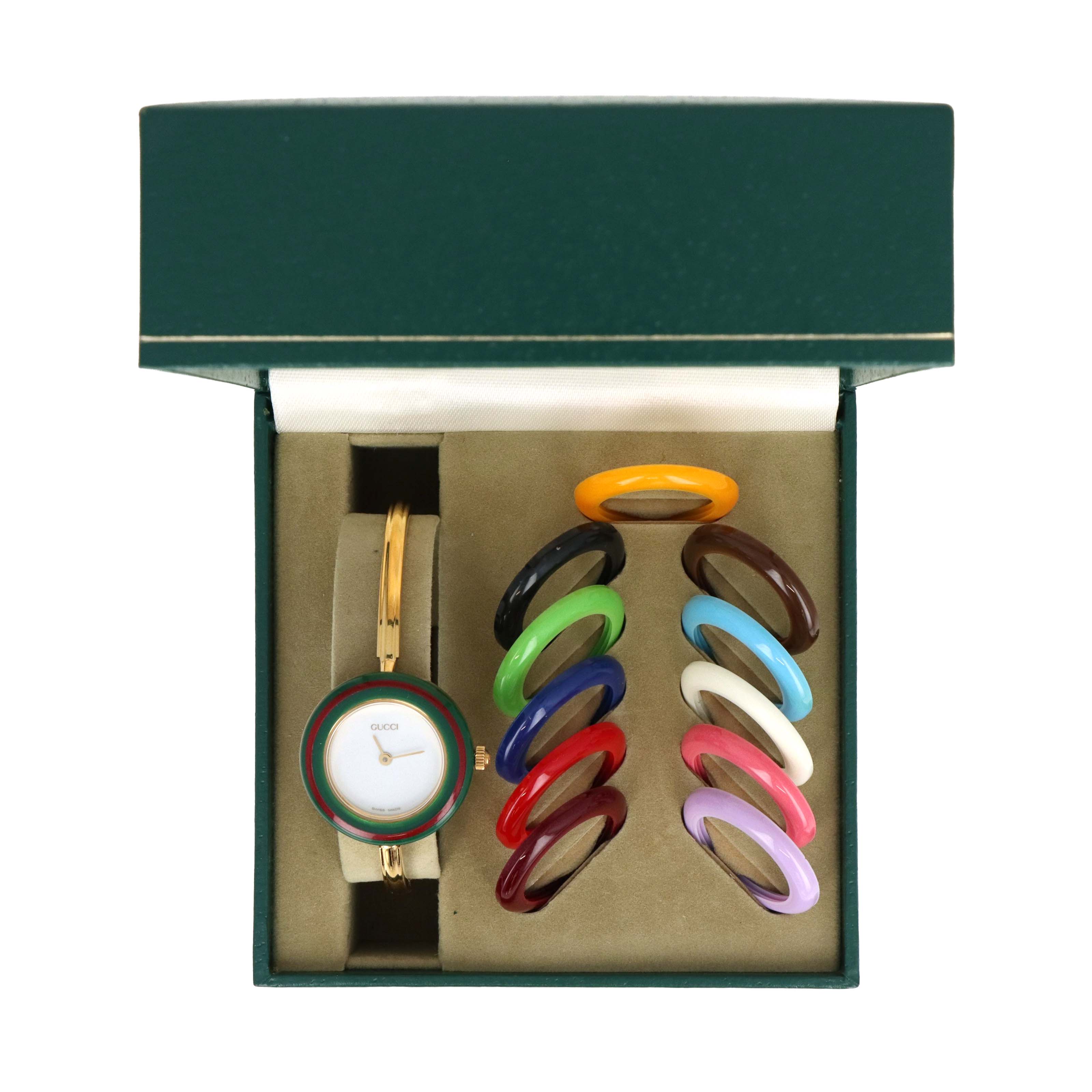 Vintage Gucci Interchangeable Bezel Watch - Queen May
